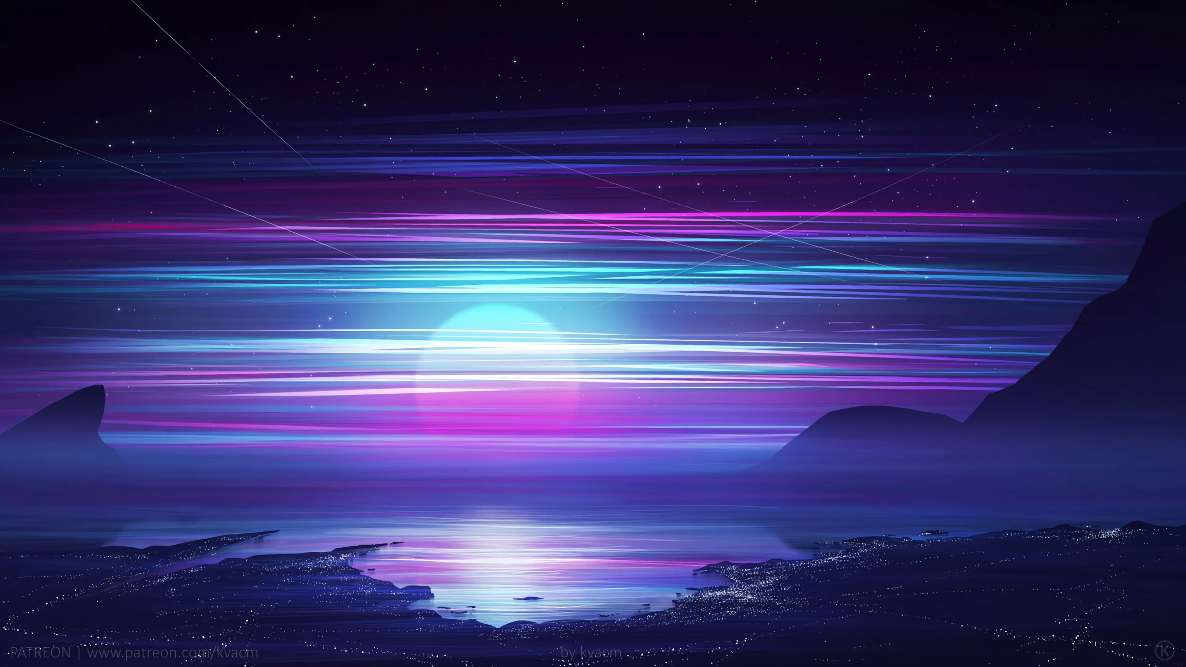 Retro Night Wallpaper