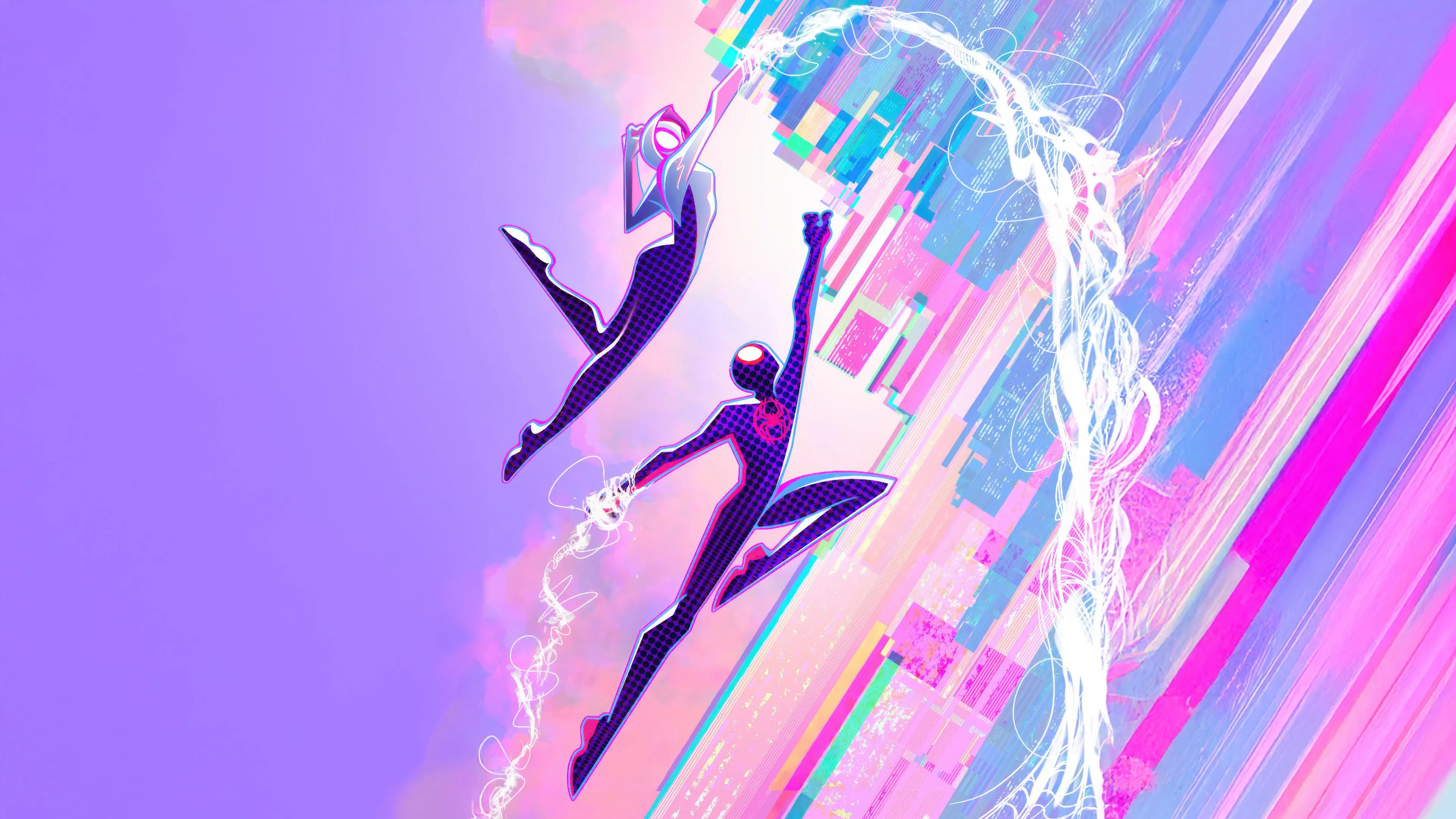 Miles Morales X Gwen Stacy Into New World 4K , HD 4k Wallpaper Image, Background, Photos and Picture