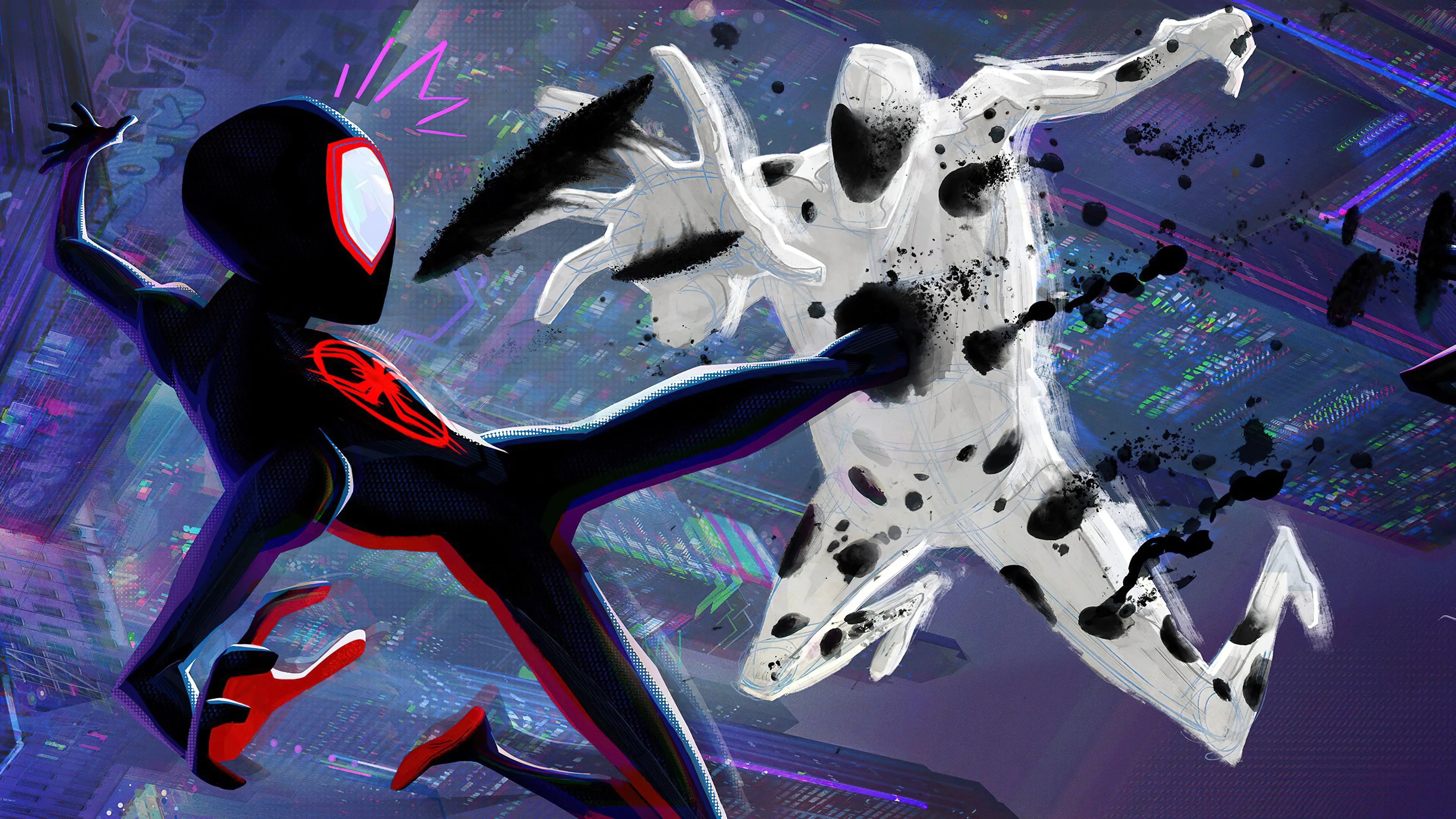 Spider Man: Across The Spider Verse Wallpaper 4K, Boss Fight, Spider Gwen