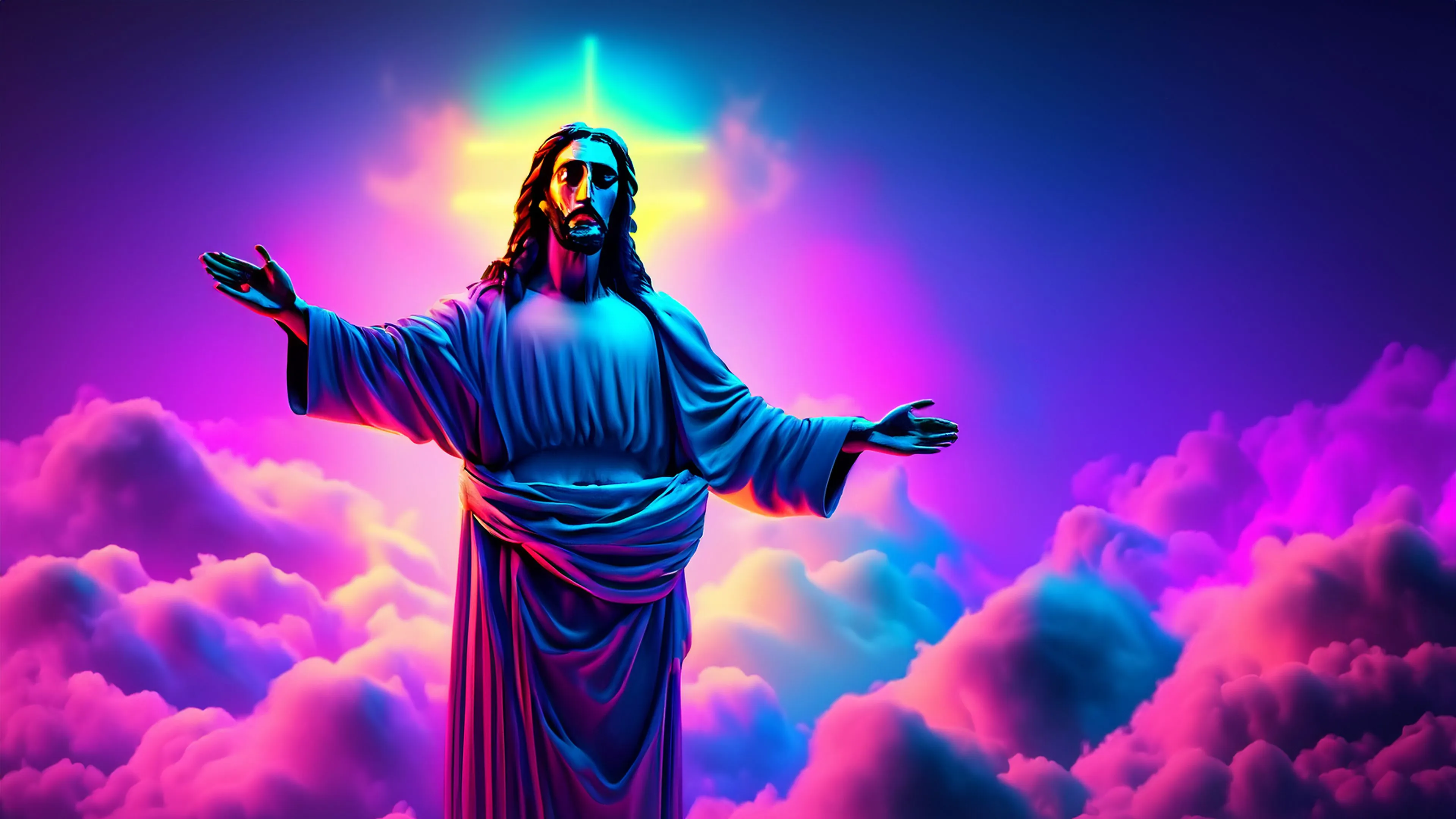 Jesus 4K Background Wallpaper