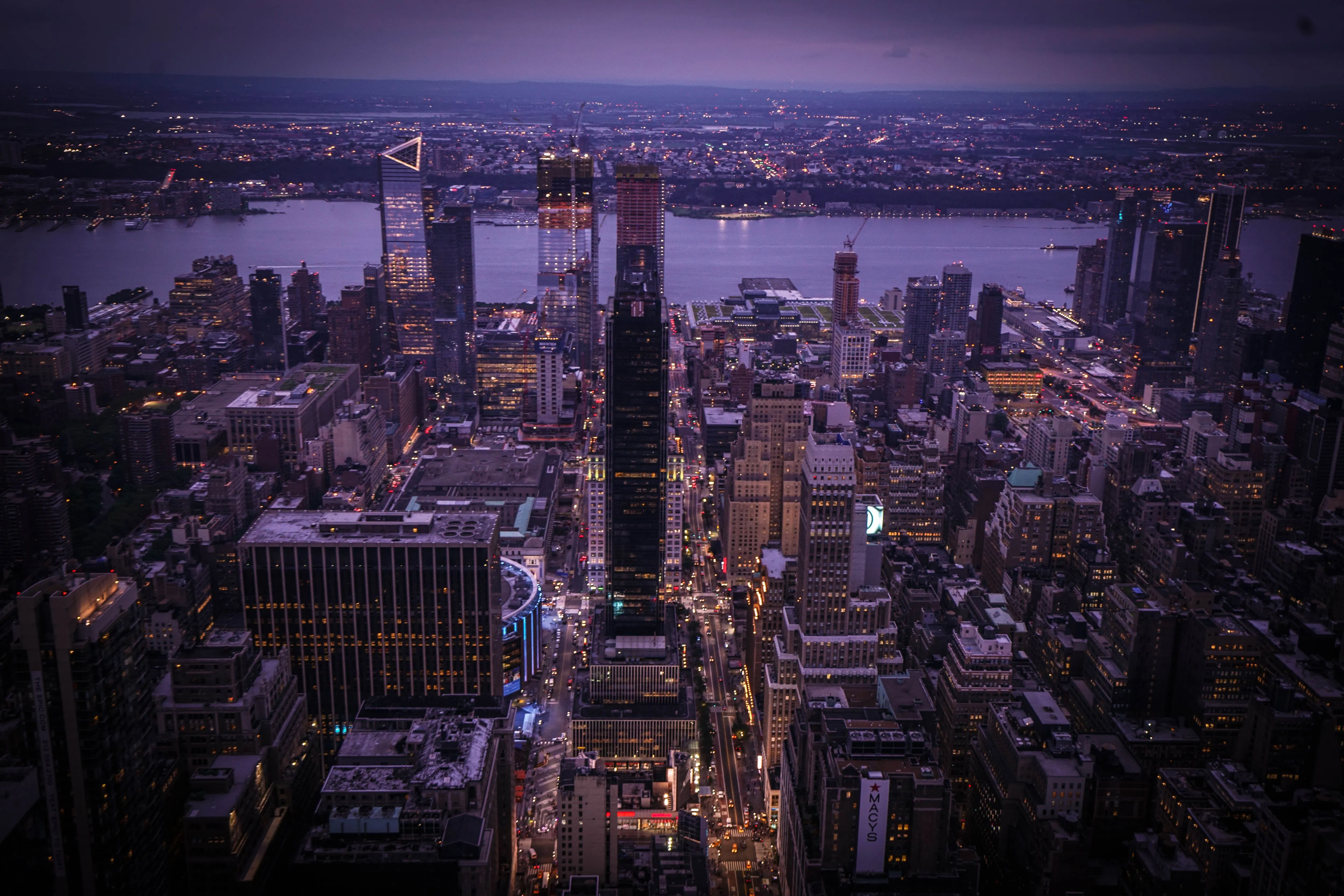 Manhattan Evening View Royalty Free