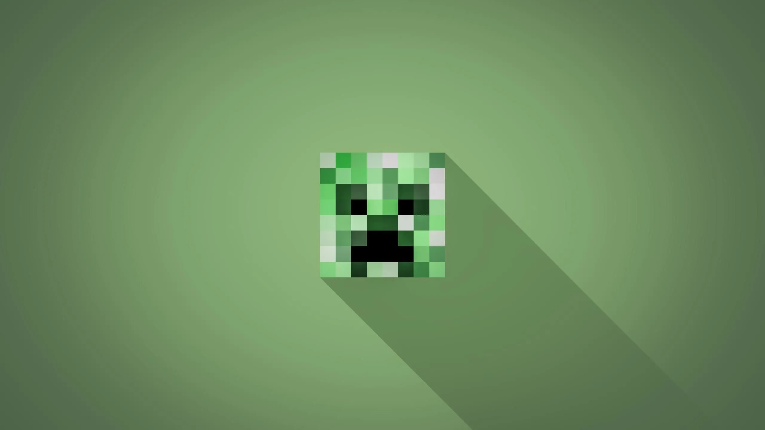 Minecraft Minimalist Creeper Wallpaper, HD Minimalist 4K Wallpaper, Image and Background