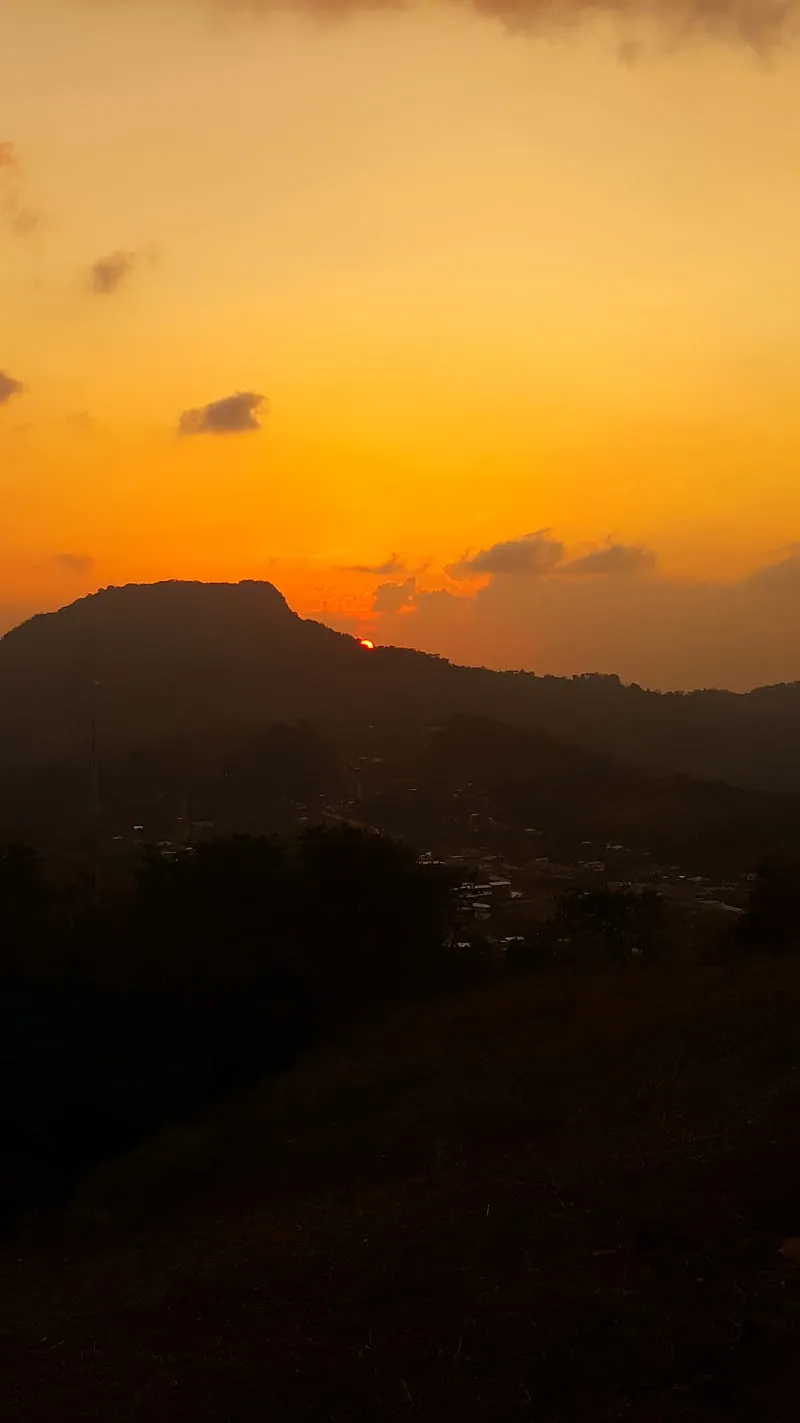 Honduras, mountain, sunset, HD phone wallpaper