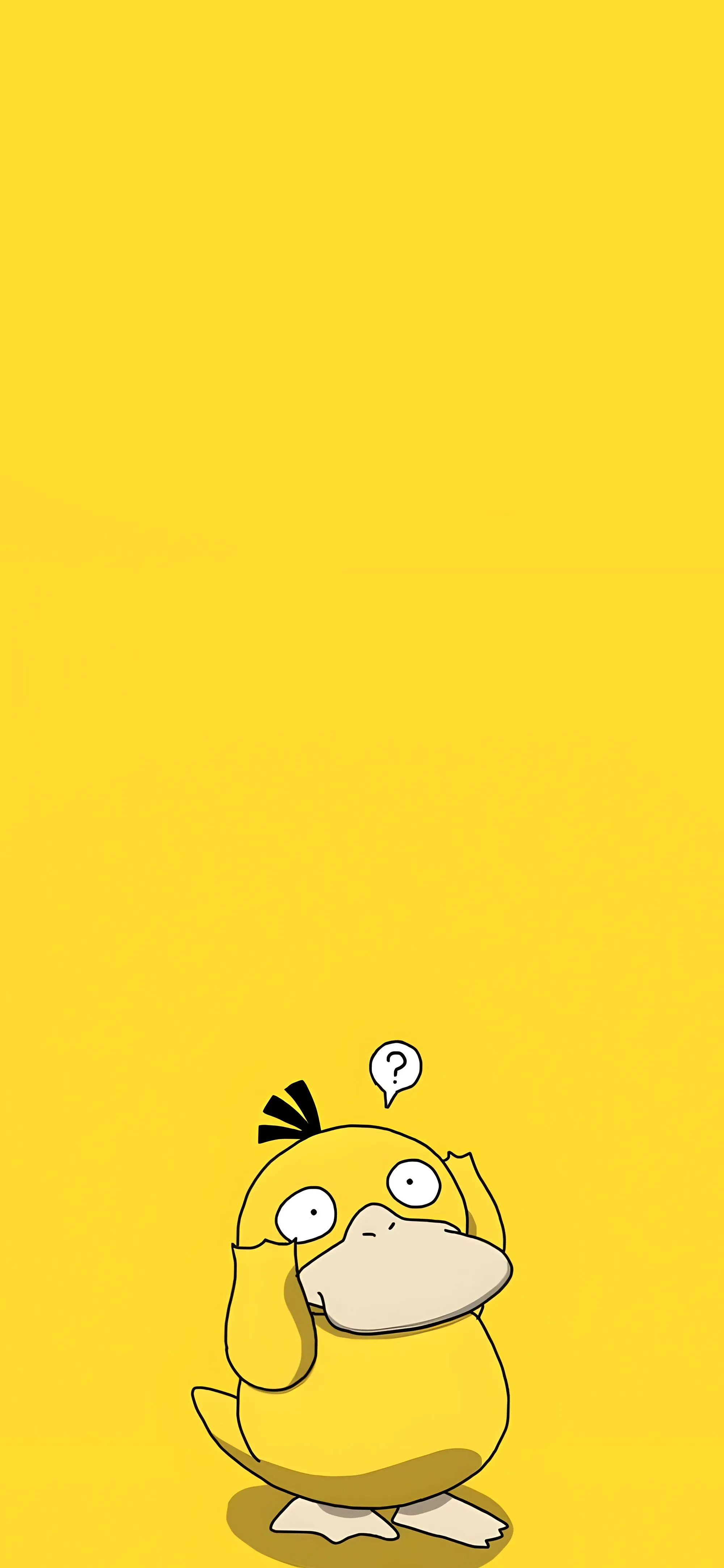 Pokemon Psyduck Confused Yellow Wallpaper