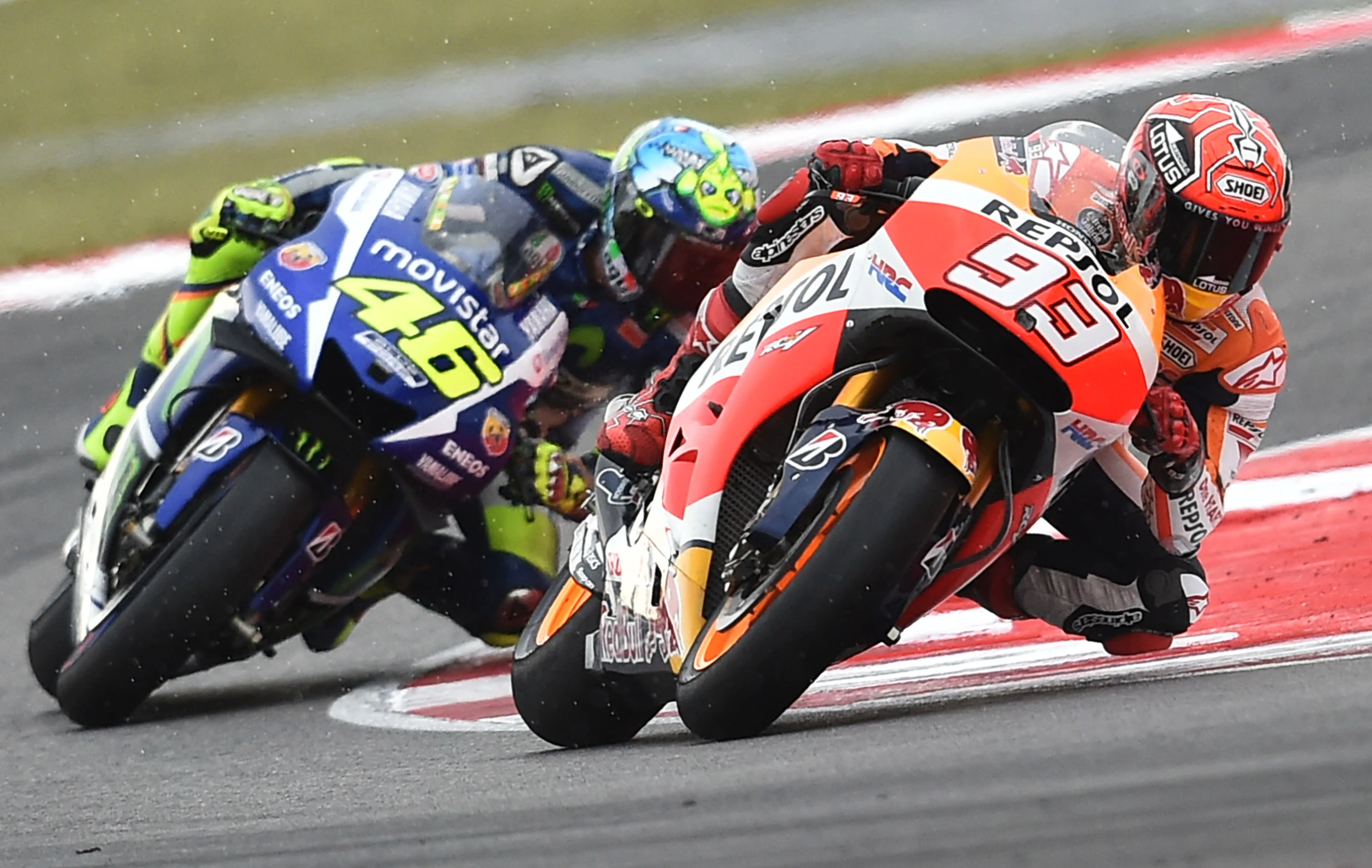 San Marino MotoGP: Marquez wins chaotic race