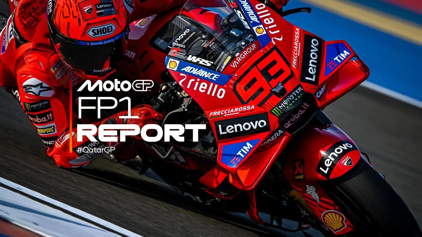 Marc Marquez P1 in Lusail FP1 as Martin returns to track action