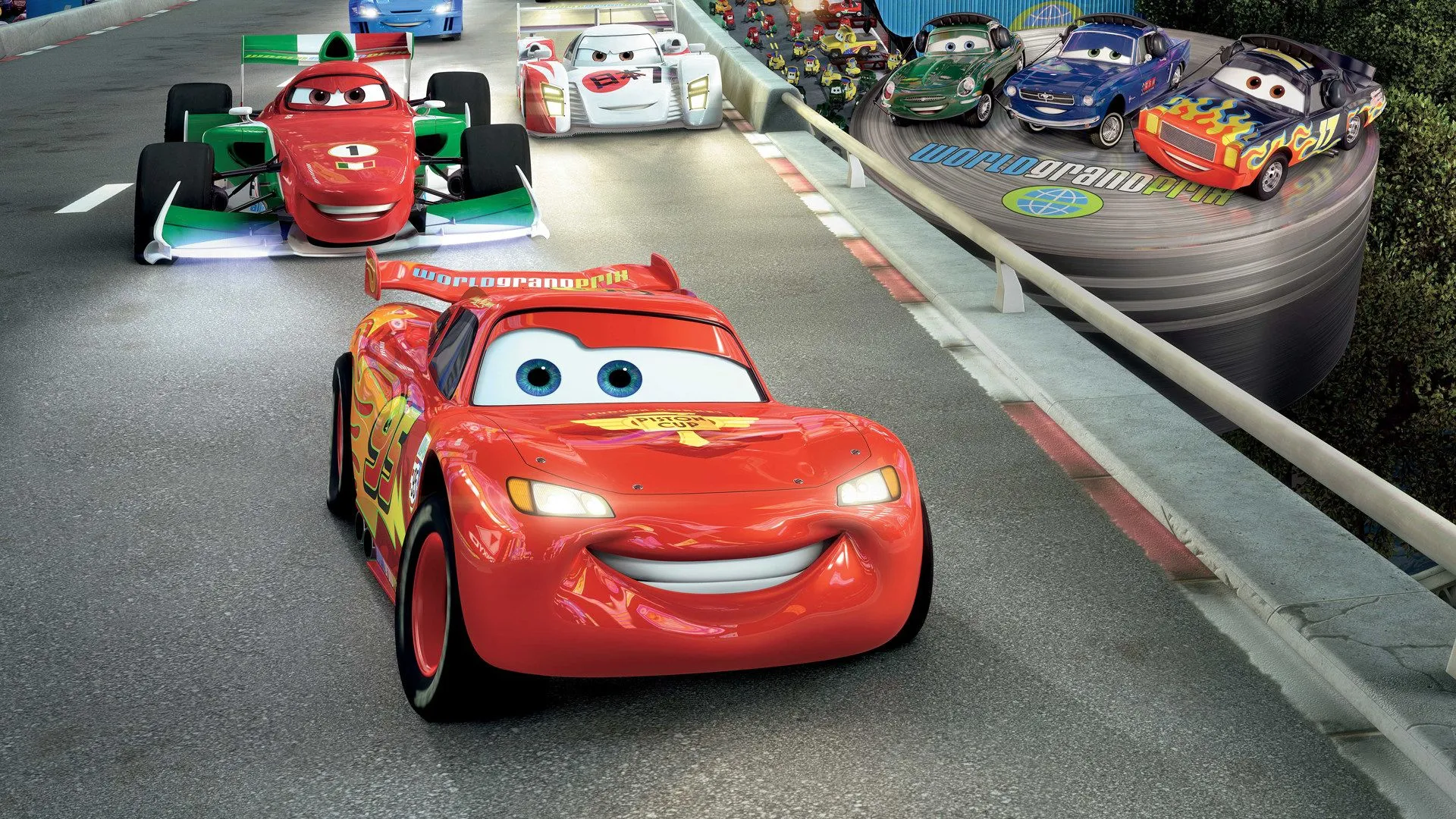 Desktop wallpaper: Cars, Movie, Cars 2 4K free download for PC. 405726