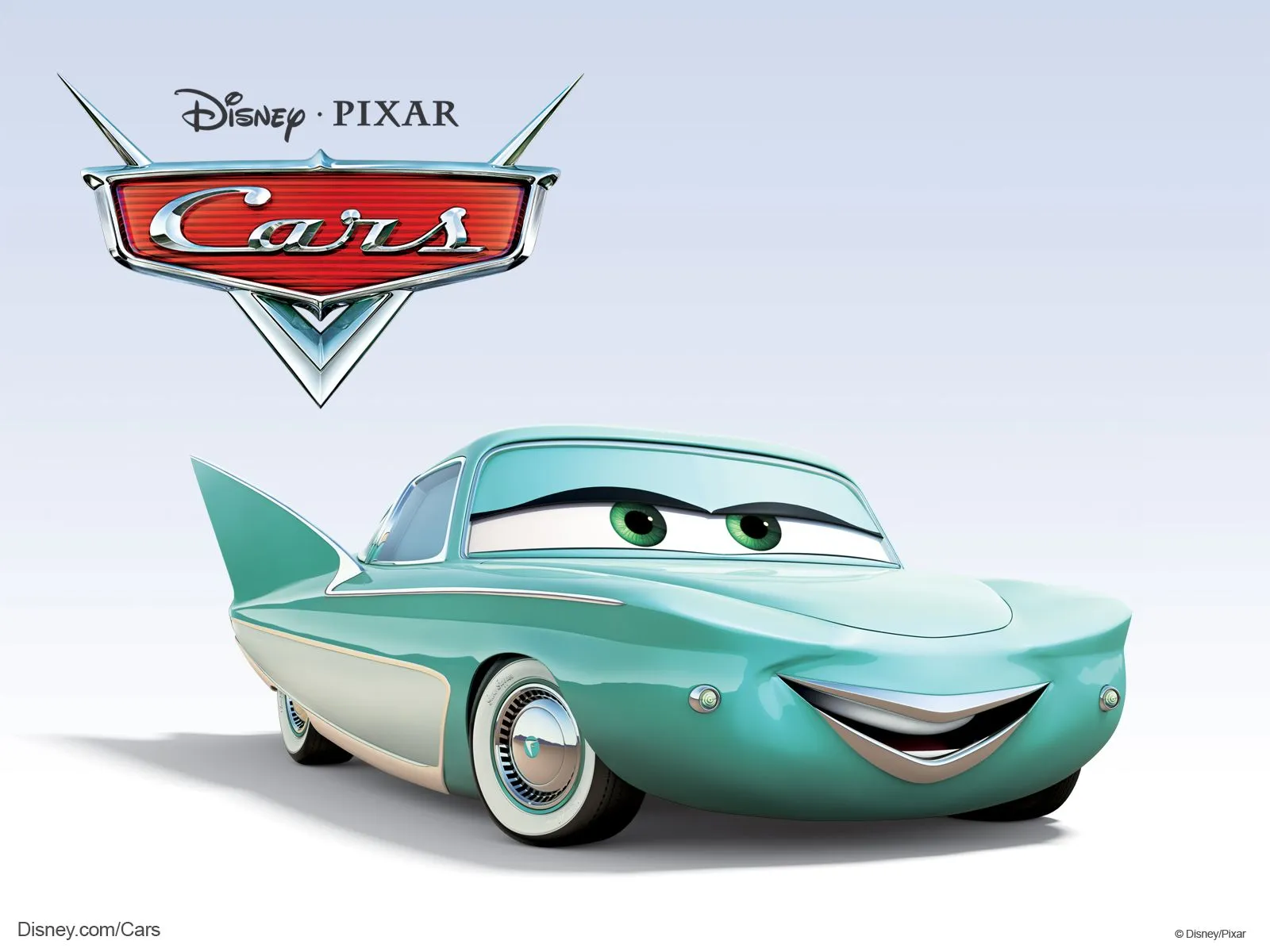 Flo The Show Car From Disney Pixar Cars Movie Desktop Wallpaper