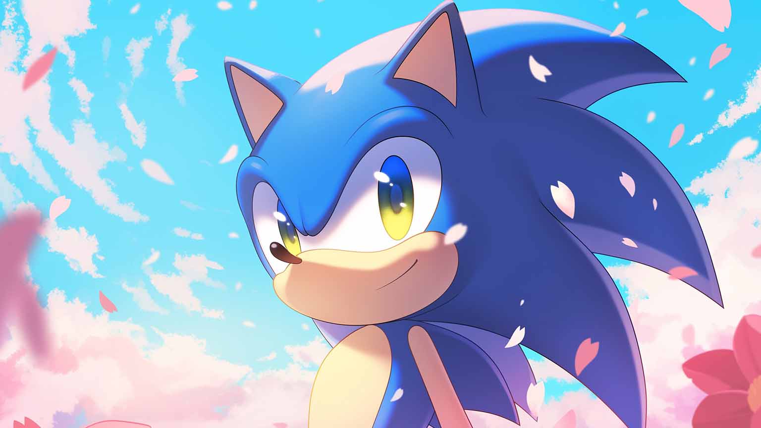 Sonic Flower Petals Desktop Wallpaper Desktop Wallpaper