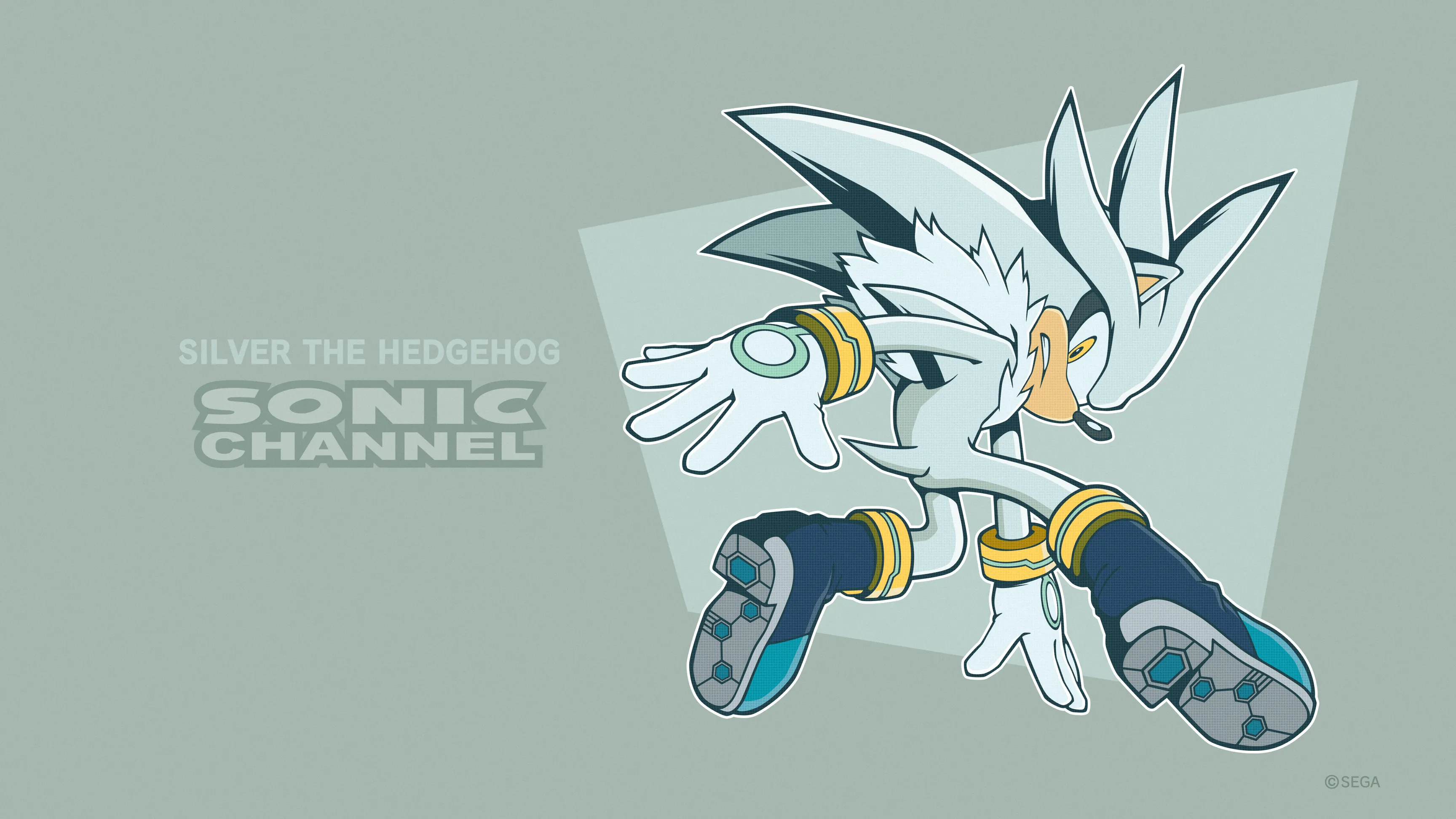 Sonic Channel Monthly Wallpaper 2025: Silver (PC Wallpaper)