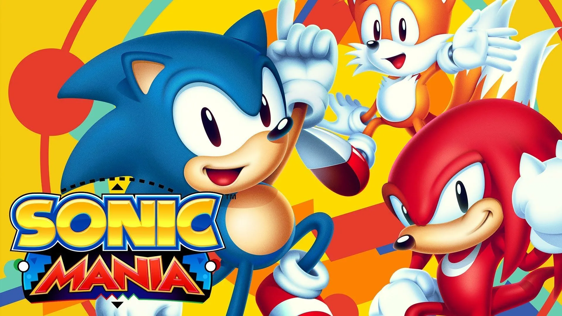 Sonic Mania HD Desktop Wallpaper. Classic Sonic, Tails, & Knucklesx1080
