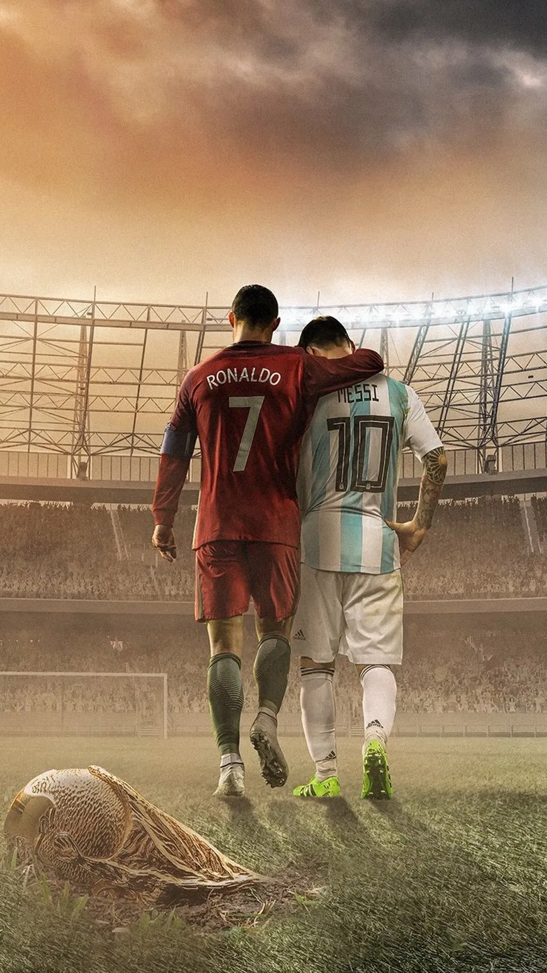 Wallpaper Messi and Ronaldo, Cristiano Ronaldo, Lionel Messi, fc Barcelona, Real Madrid Cf, Background Free Image