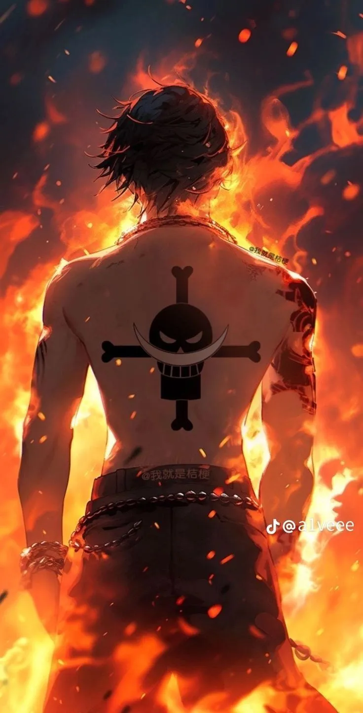 One piece. One piece wallpaper iphone, One piece ace, One piece comic