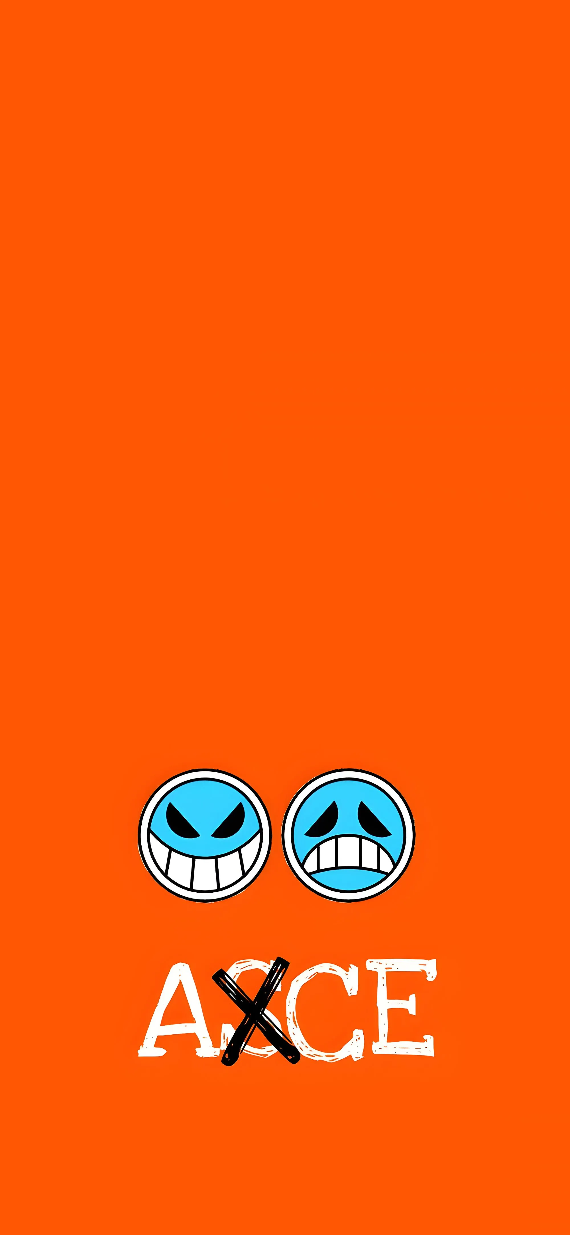 One Piece Ace Symbol Wallpaper iPhone Wallpaper