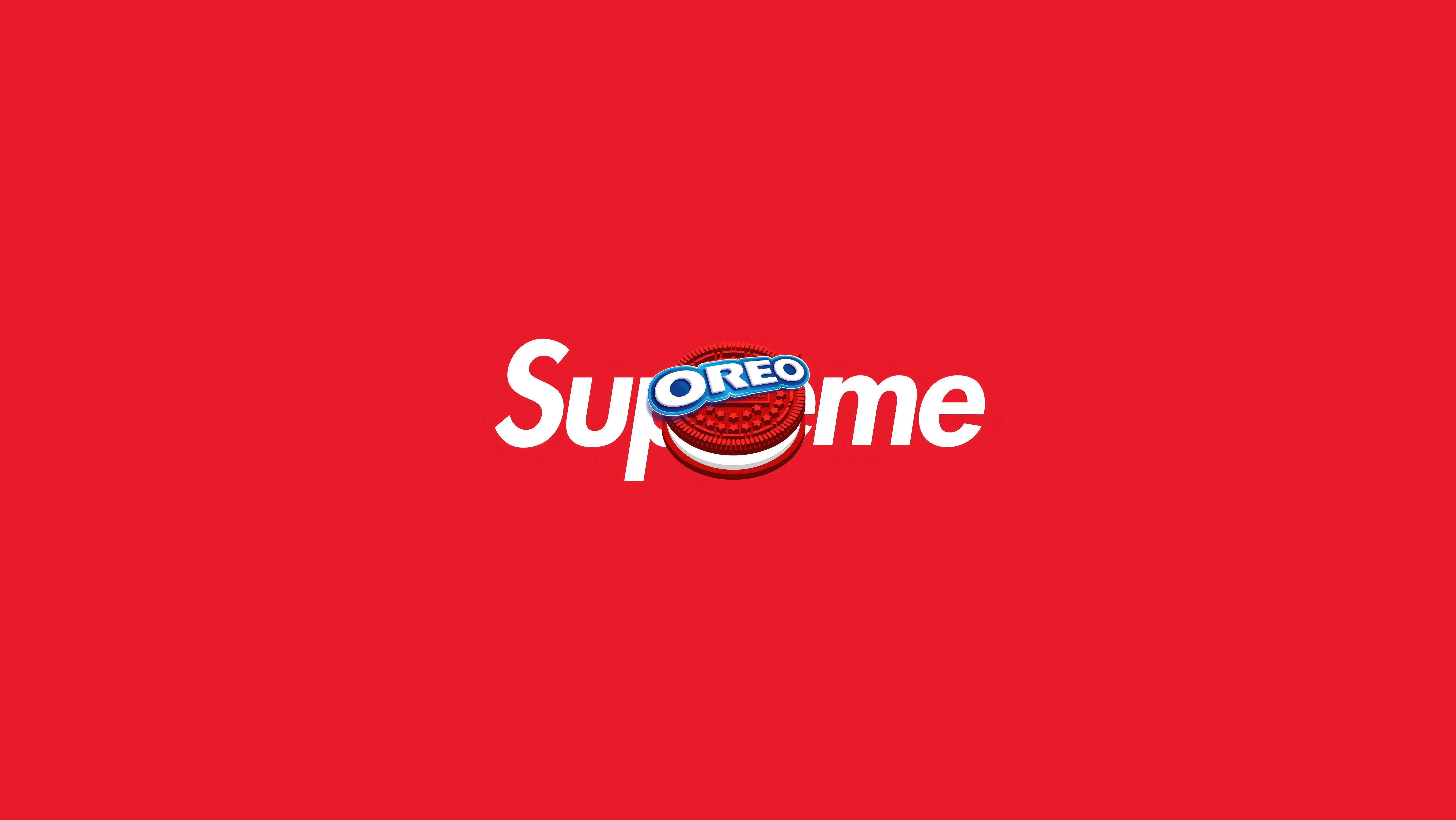 Supreme Oreo Logo, HD Wallpaper