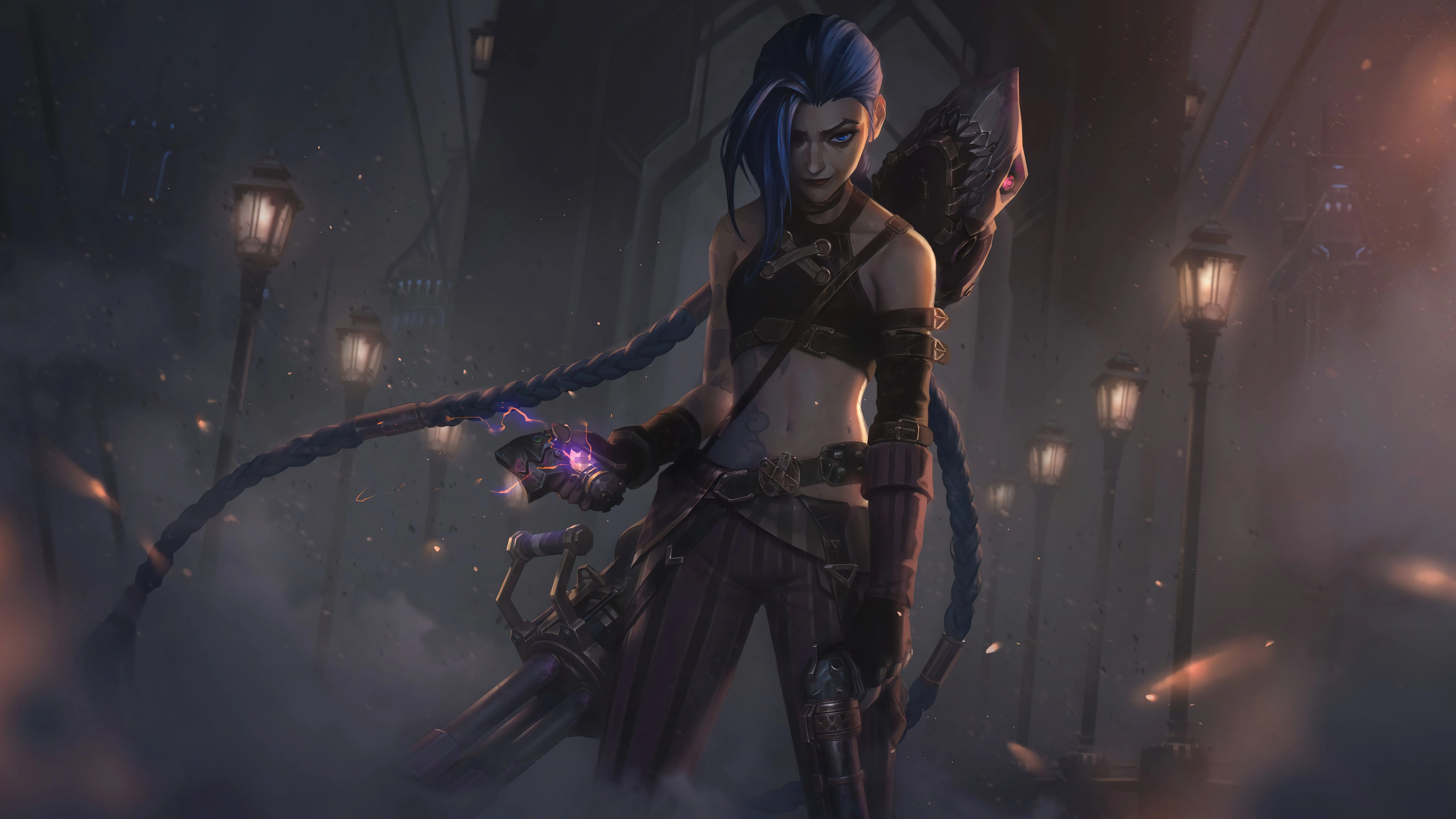 Arcane Jinx (League of Legends) League of Legends Riot Games K #GZG digital art #Netflix #AD. Jinx league of legends, League of legends, League of legends live