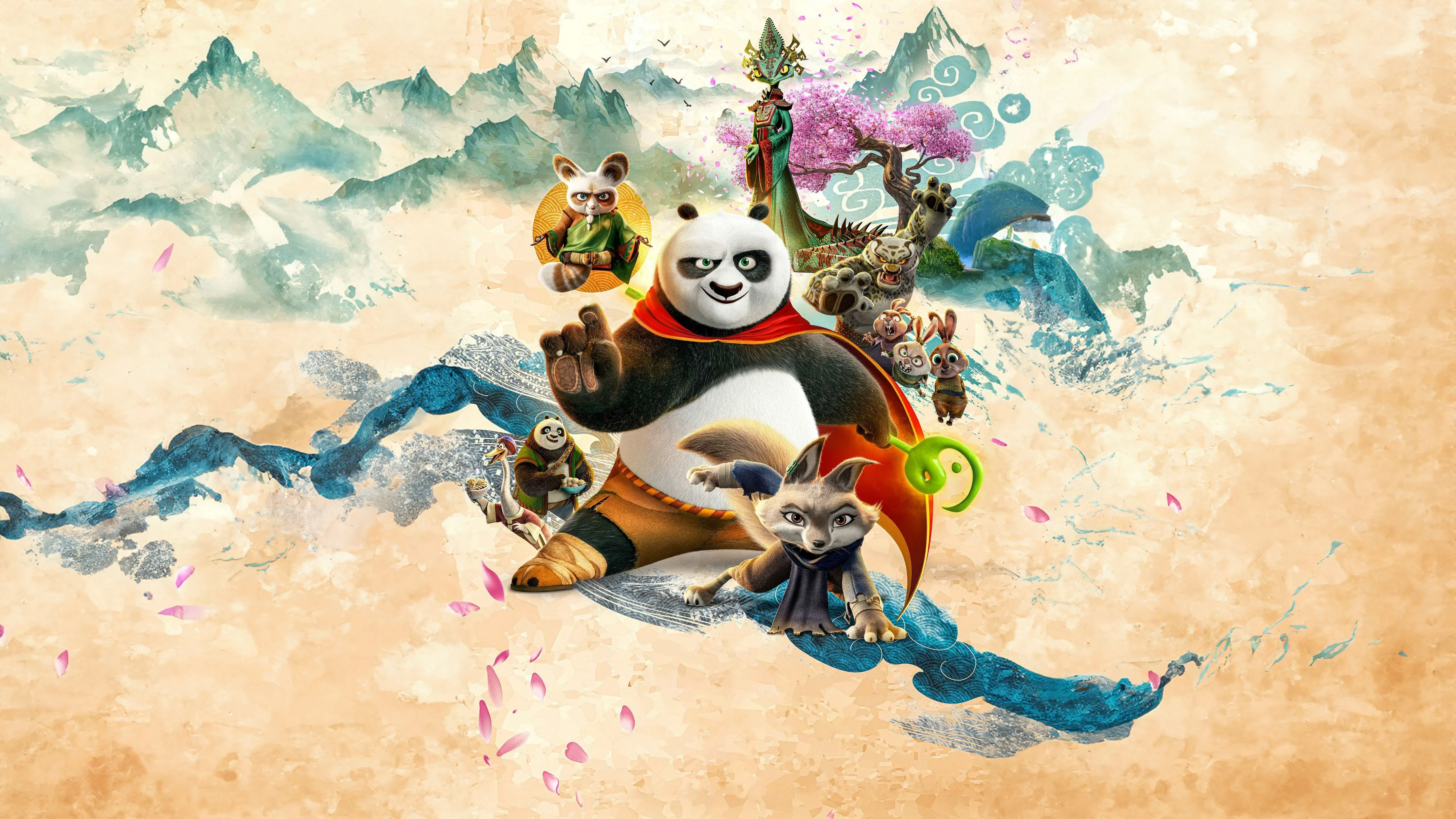 Kung Fu Panda 4 Wallpaper 4K, Animation, 2024 Movies