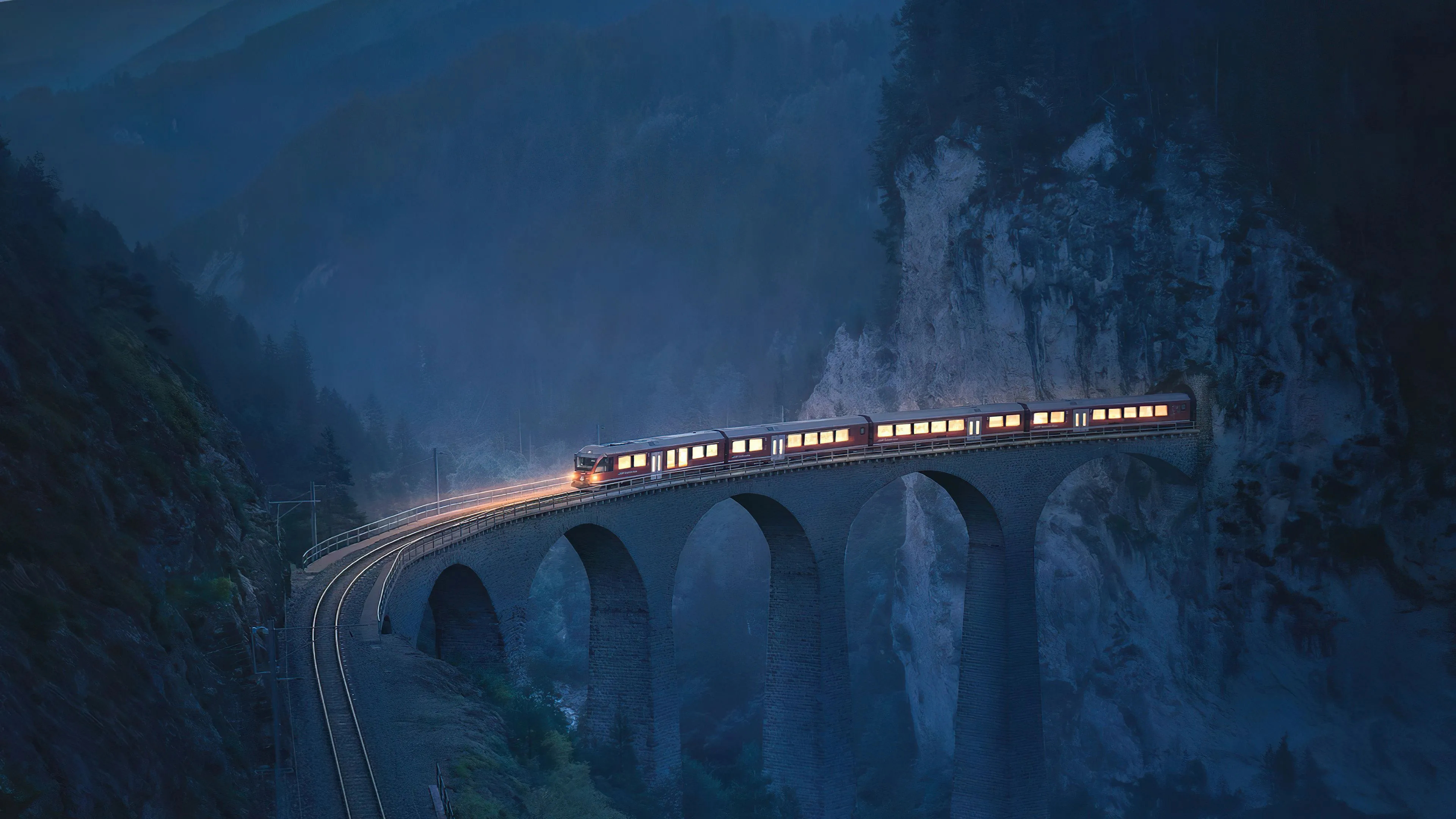 Train Coming Out Of Tunnel Wallpaper, HD Photography Wallpaper, 4k Wallpaper Image, Background, Photos and Picture