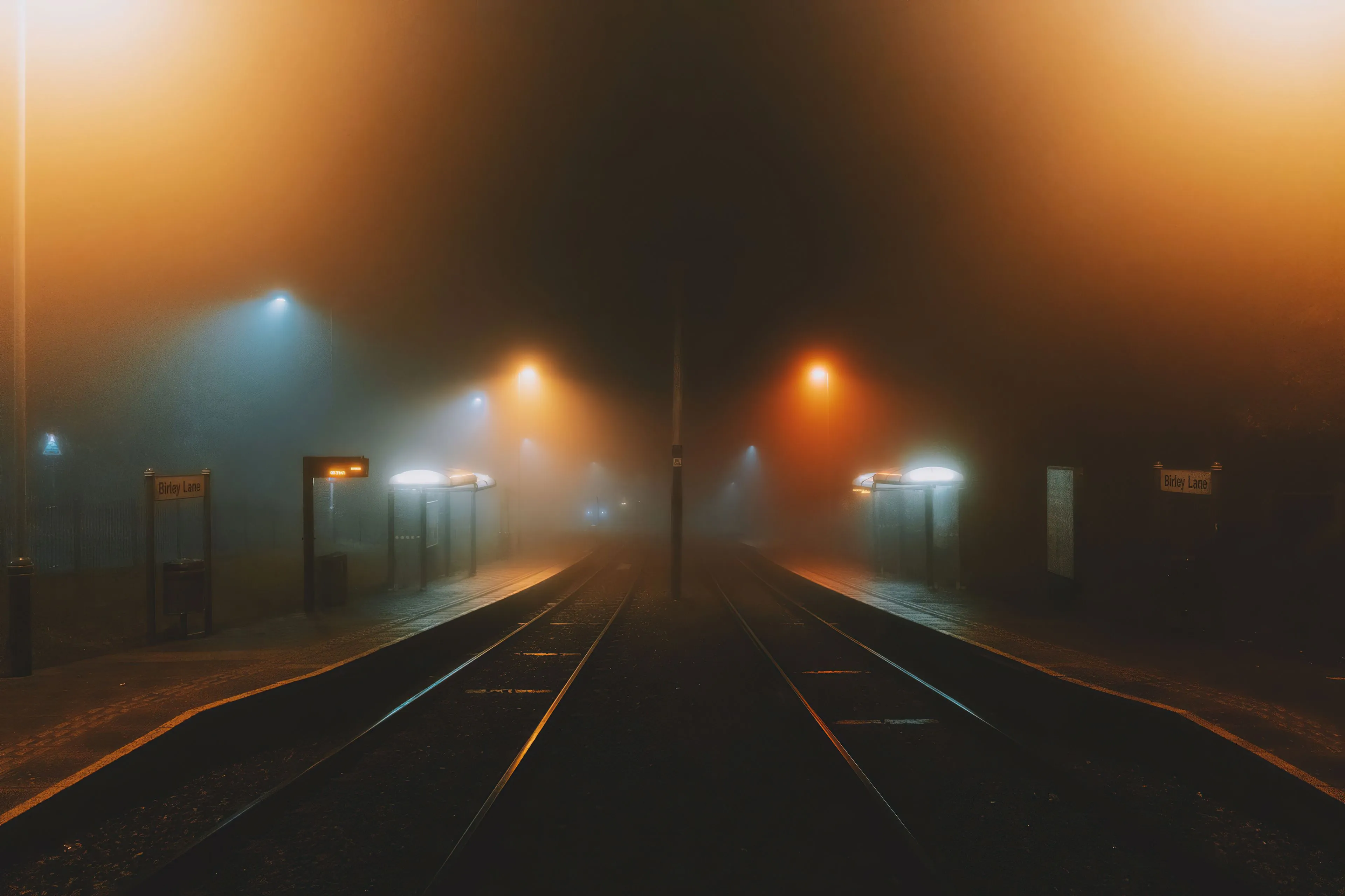 Foggy Train Platform 4k Wallpaper, HD Photography Wallpaper, 4k Wallpaper Image, Background, Photos and Picture