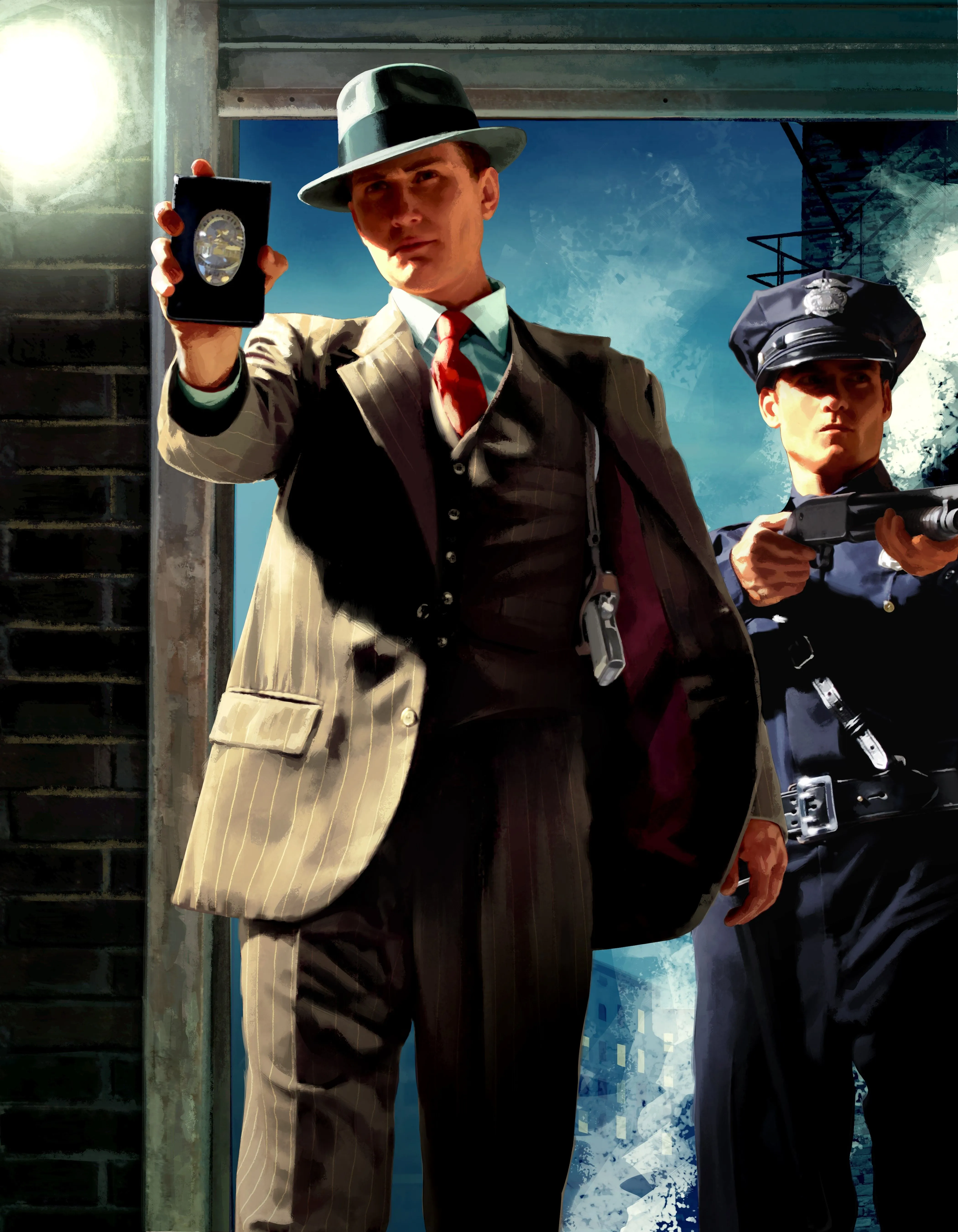 Two Detectives From L.a. Noire HD Phone Wallpaper
