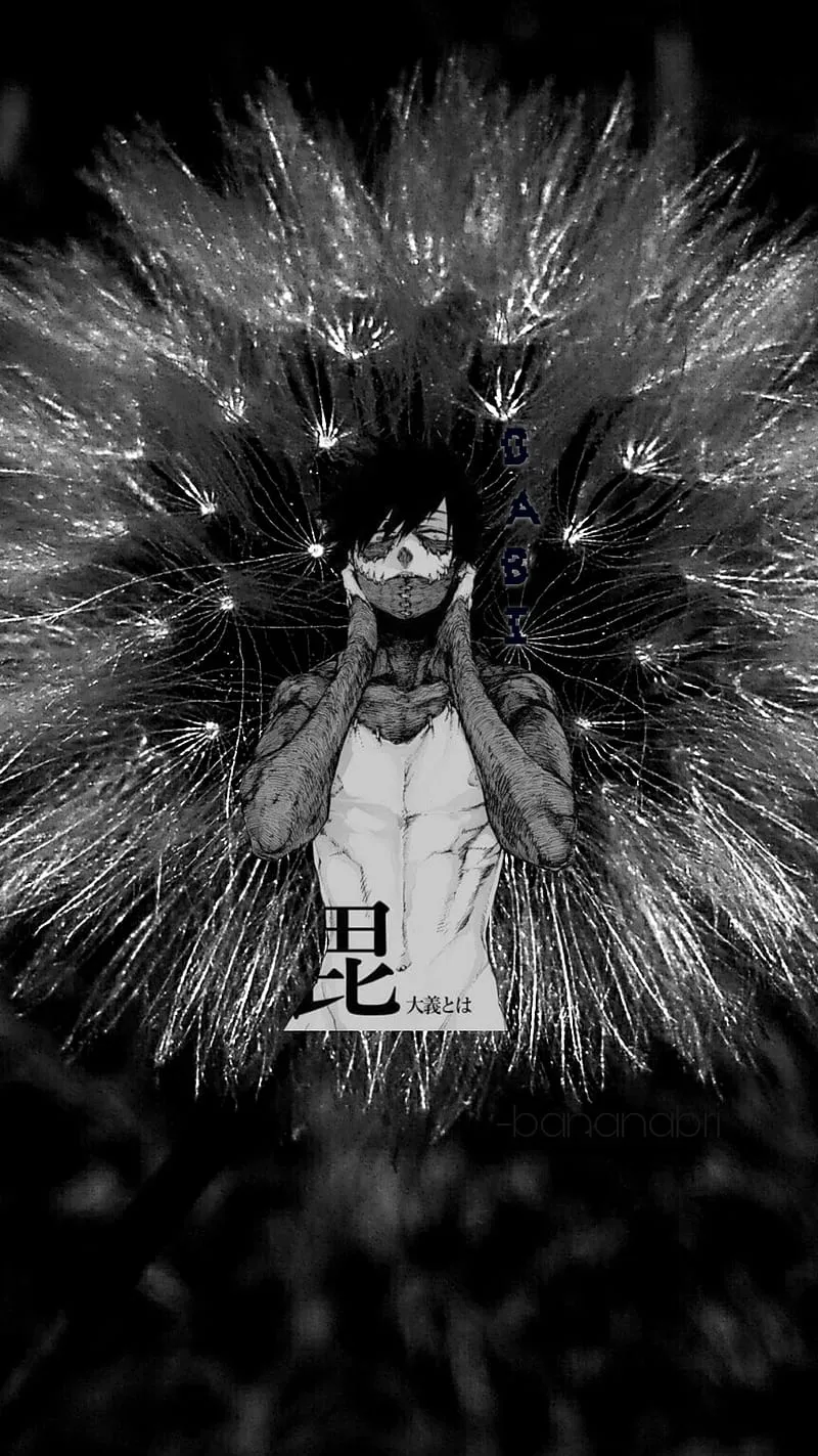 Dabi, aesthetic, anime, black, bnha, dark, mha, HD phone wallpaper