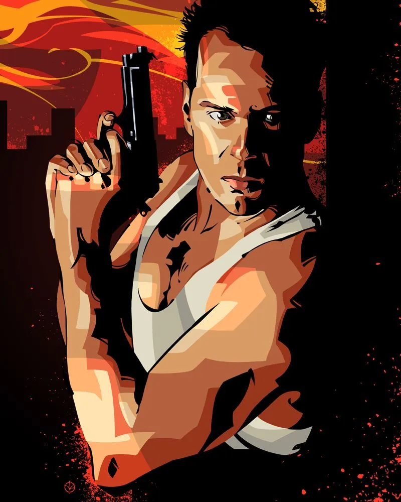 DIE HARD. Poster By Nabakumov