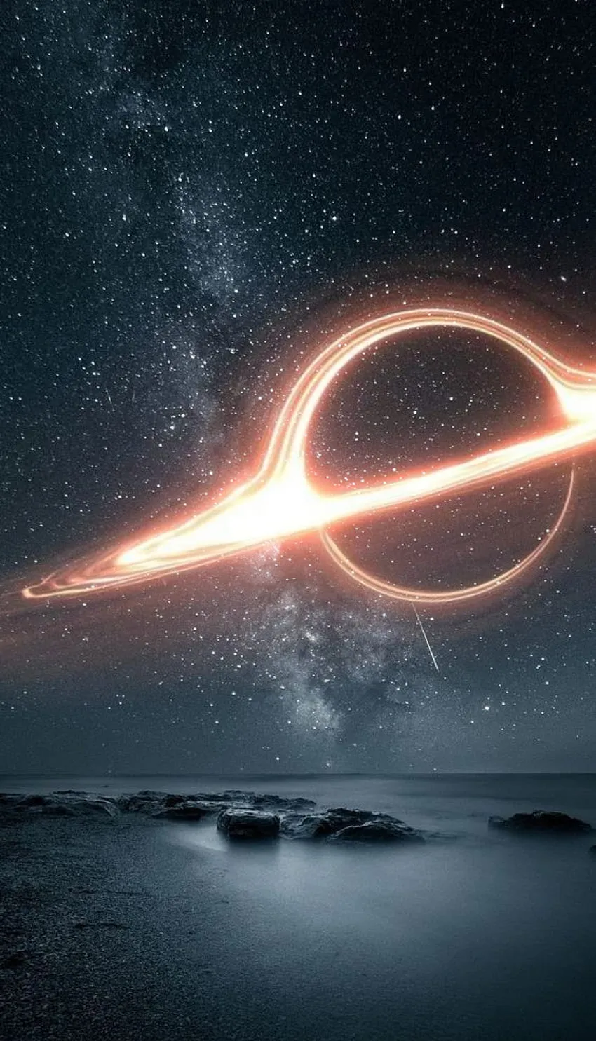 Black Hole, Space, Stars, Black_hole HD phone wallpaper