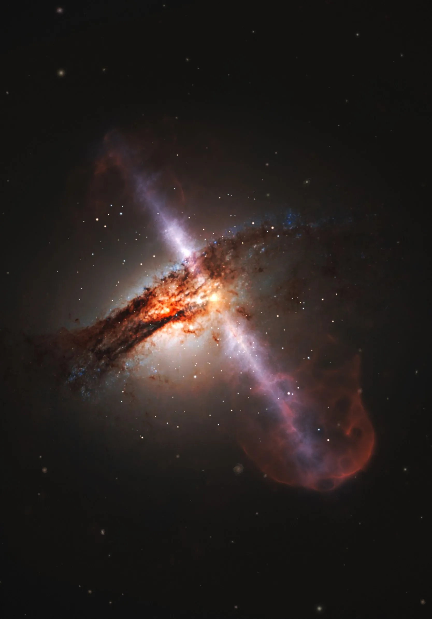 Phone wallpaper: Galaxy, Black Hole, Sci Fi, Centaurus A 1409887