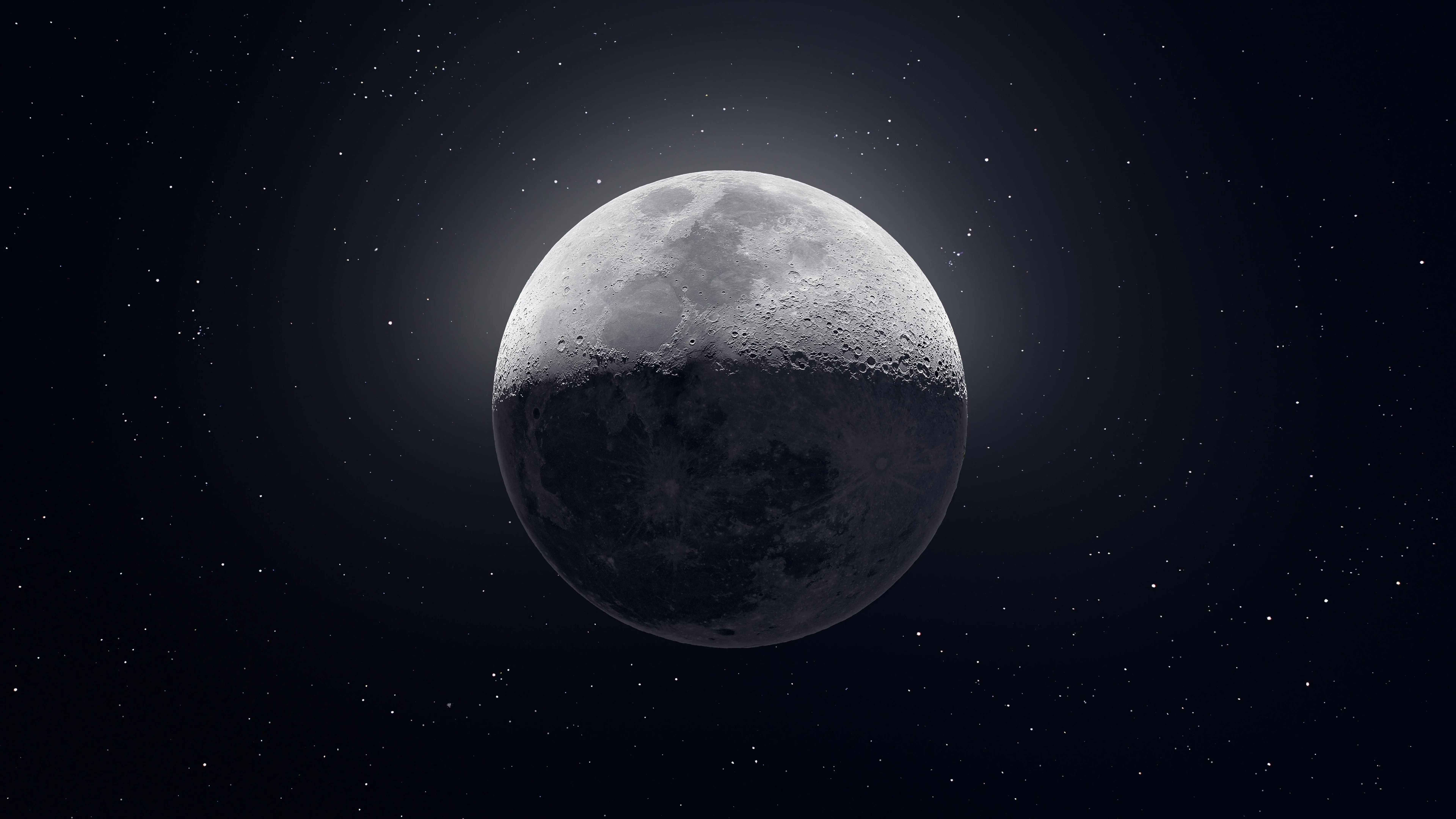 Dark Moon 8k 8K , HD 4k Wallpaper, Image, Background, Photos and Picture