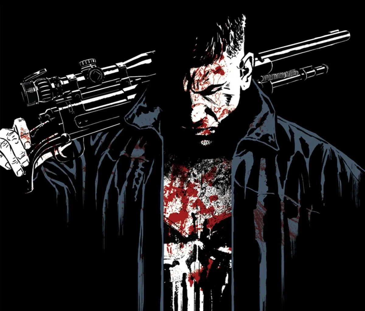 Desktop wallpaper: The Punisher, Sniper Rifle, Jon Bernthal, Tv Show 4K free download for PC. 873806