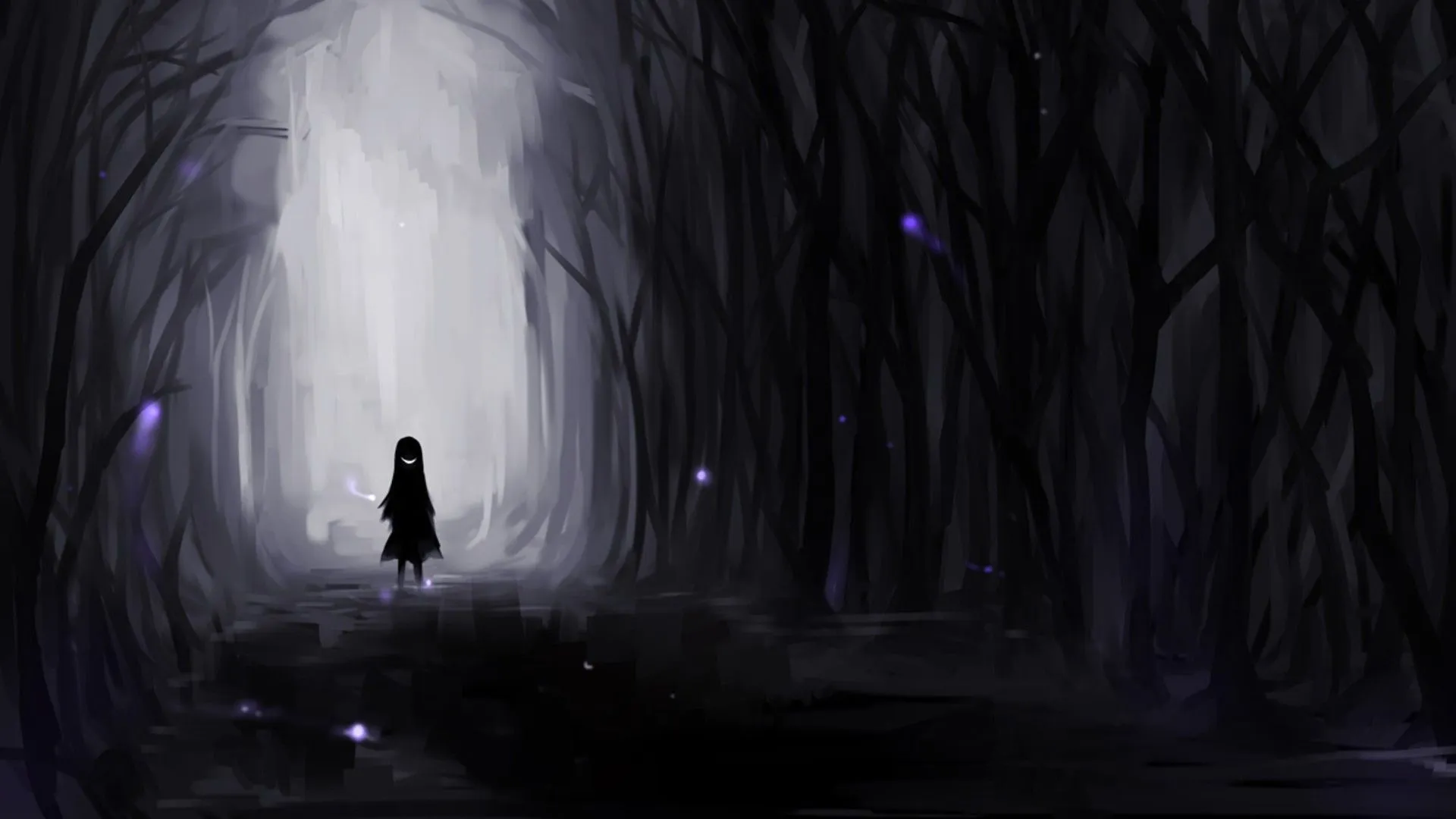 Dark Anime Girl HQ Desktop Wallpaper 21586