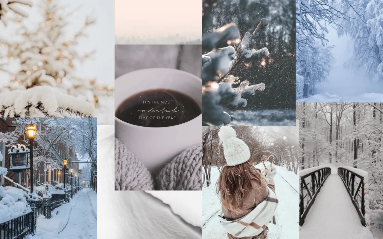 Winter Collage Desktop Wallpaper, HD Background on WallpaperBat