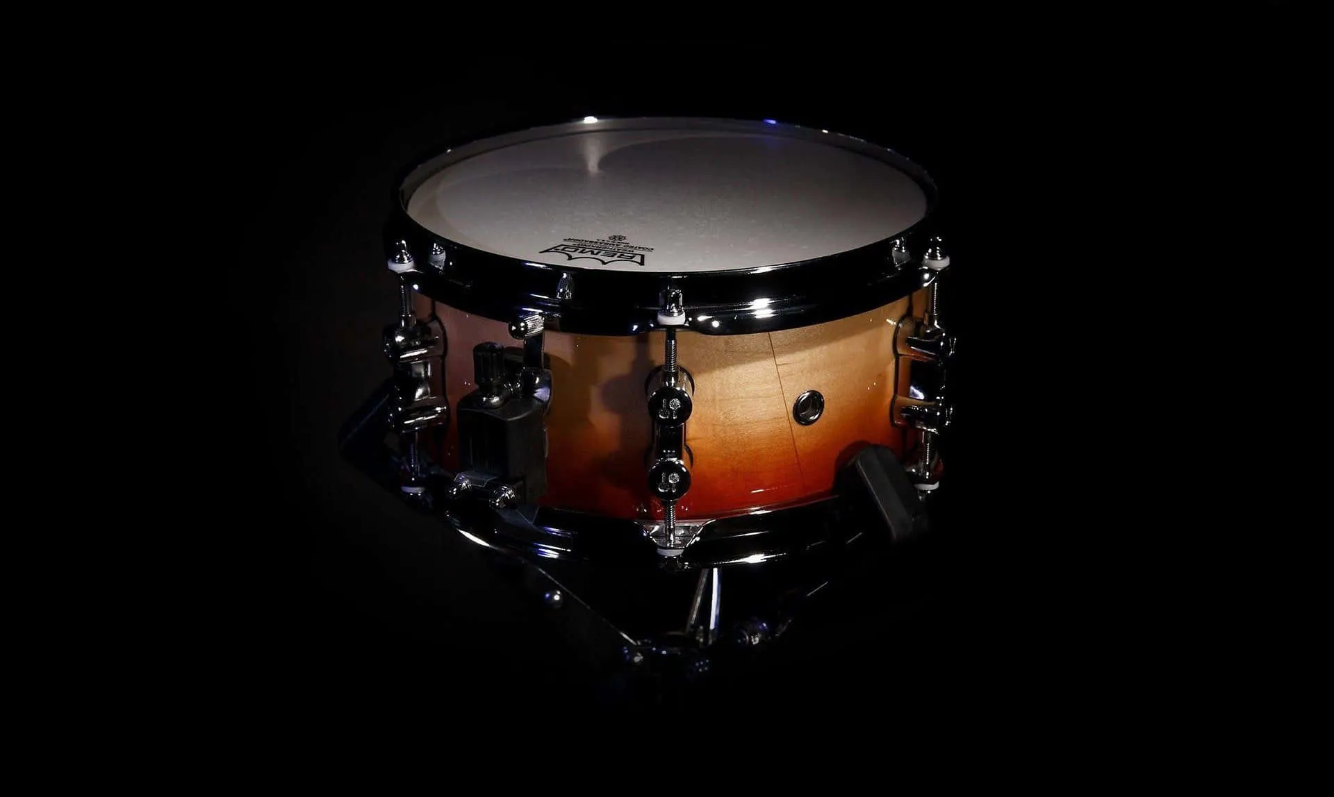 Download Professional Snare Drum Dark Background Wallpaper