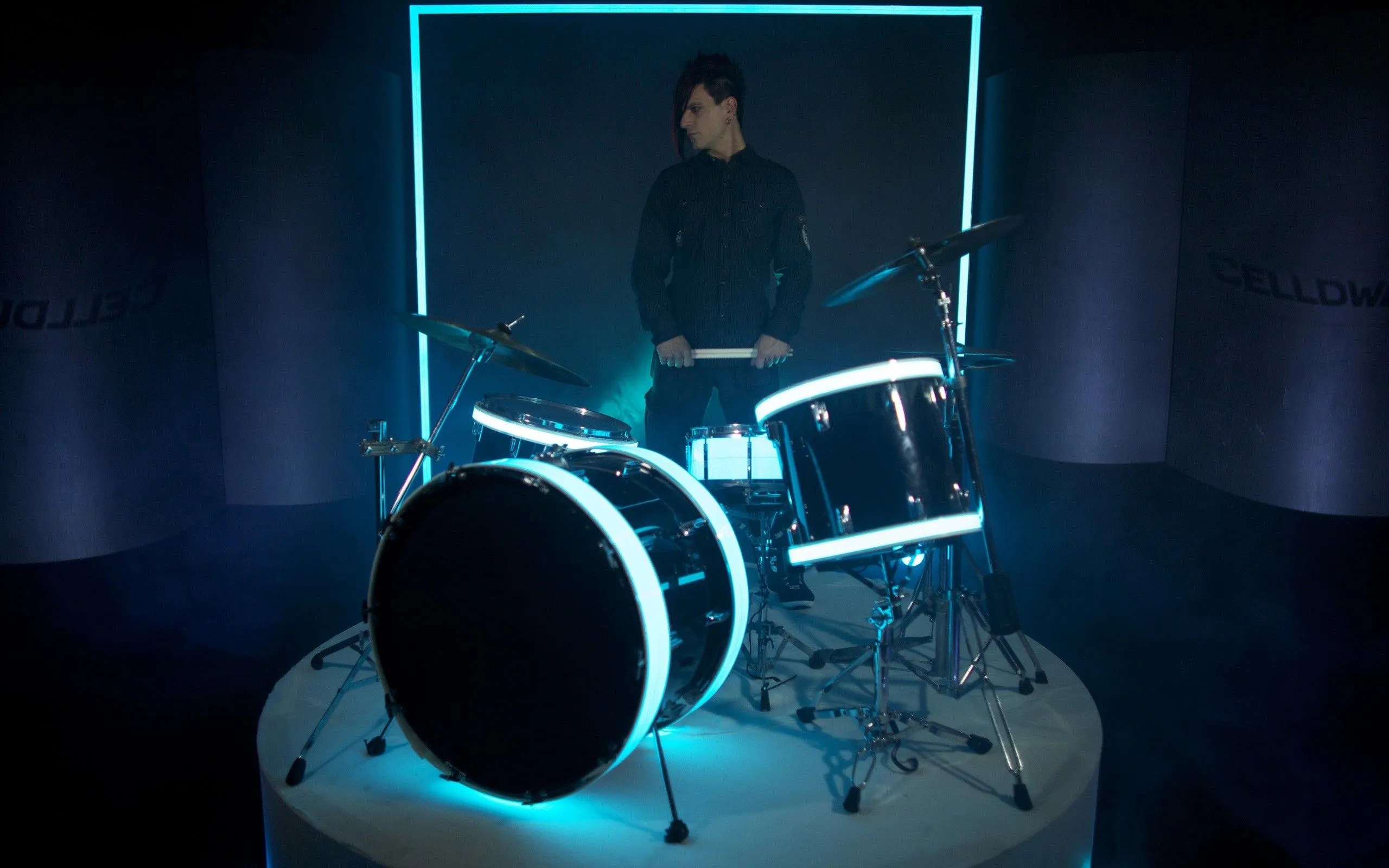 Phone wallpaper: Drums, Music 535090