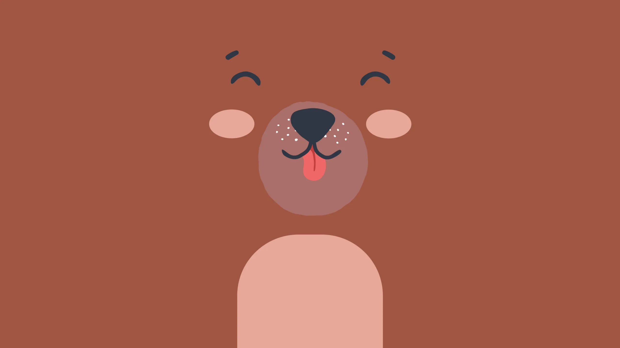 Cute Bear Wallpaper 4K, Brown aesthetic, Cute costume