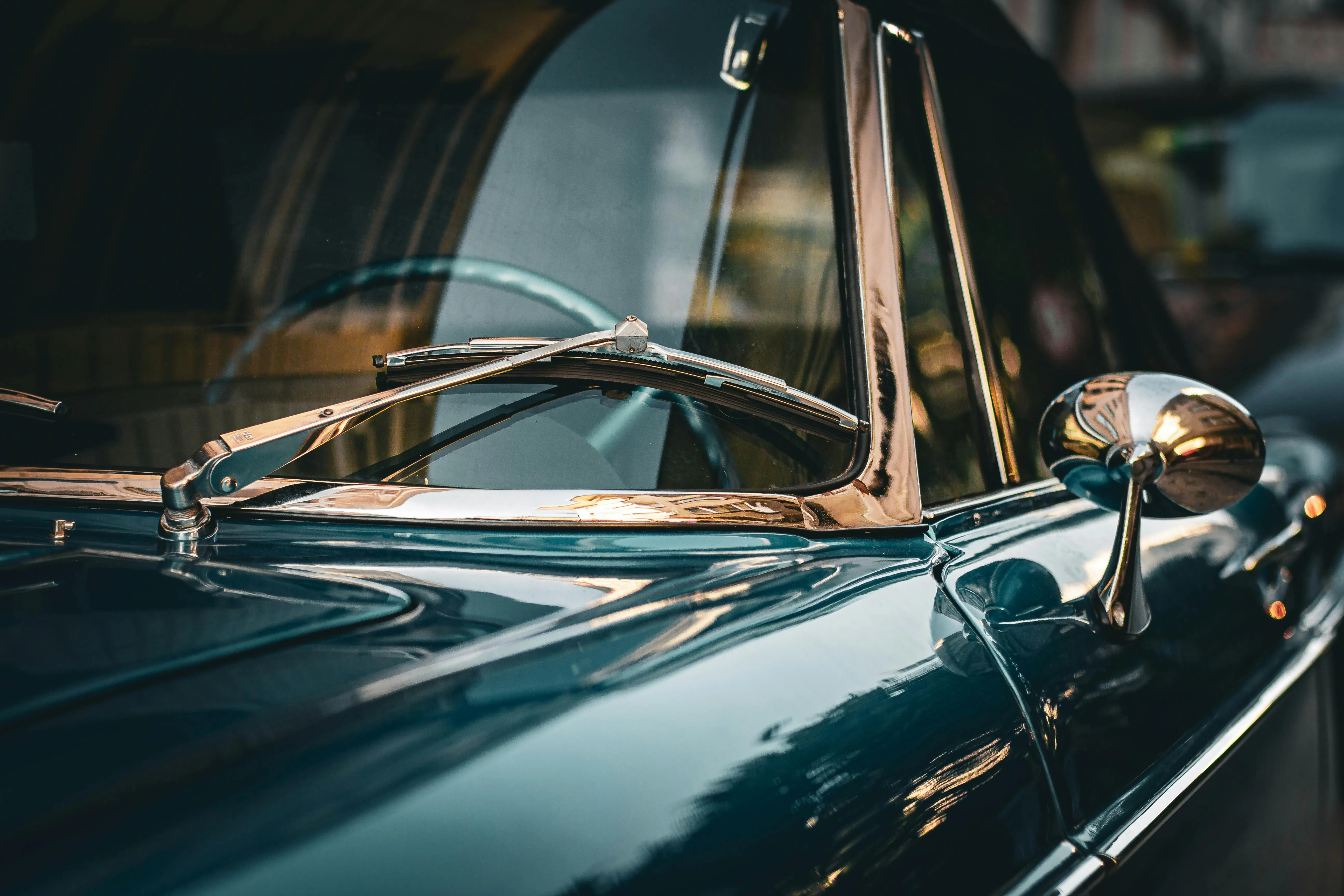 Close Up Of Classic Vintage Car Detail · Free