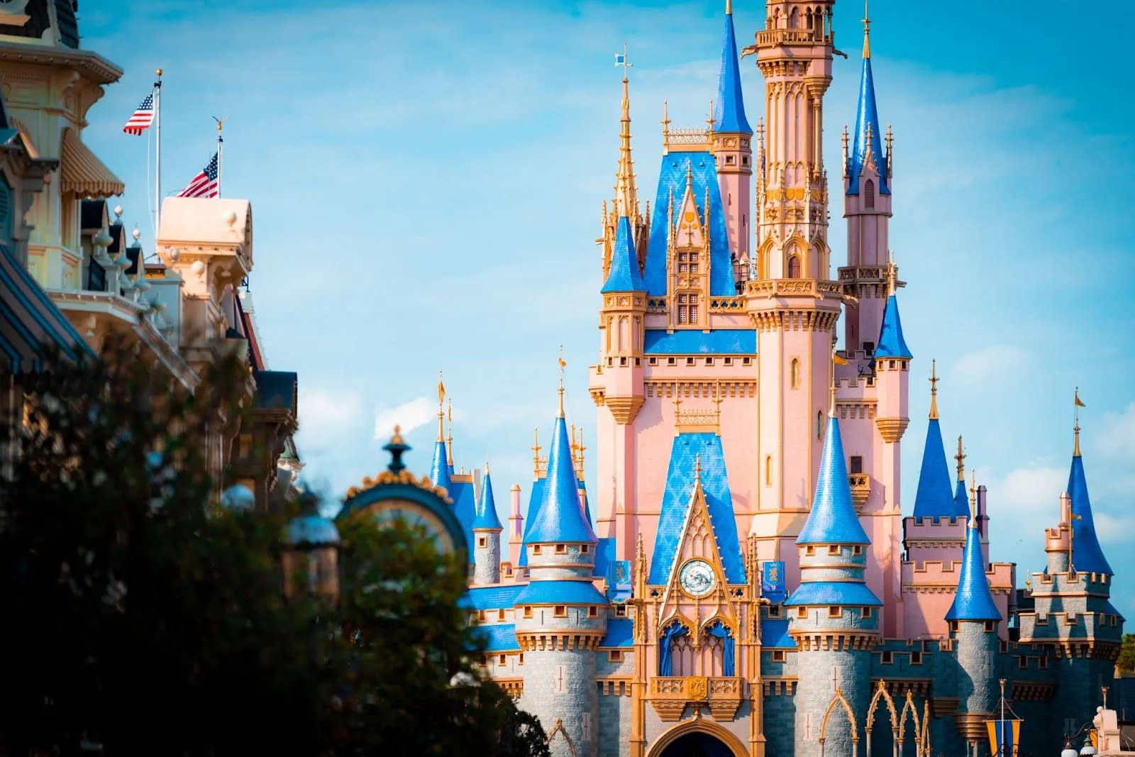 Disney Castle Background