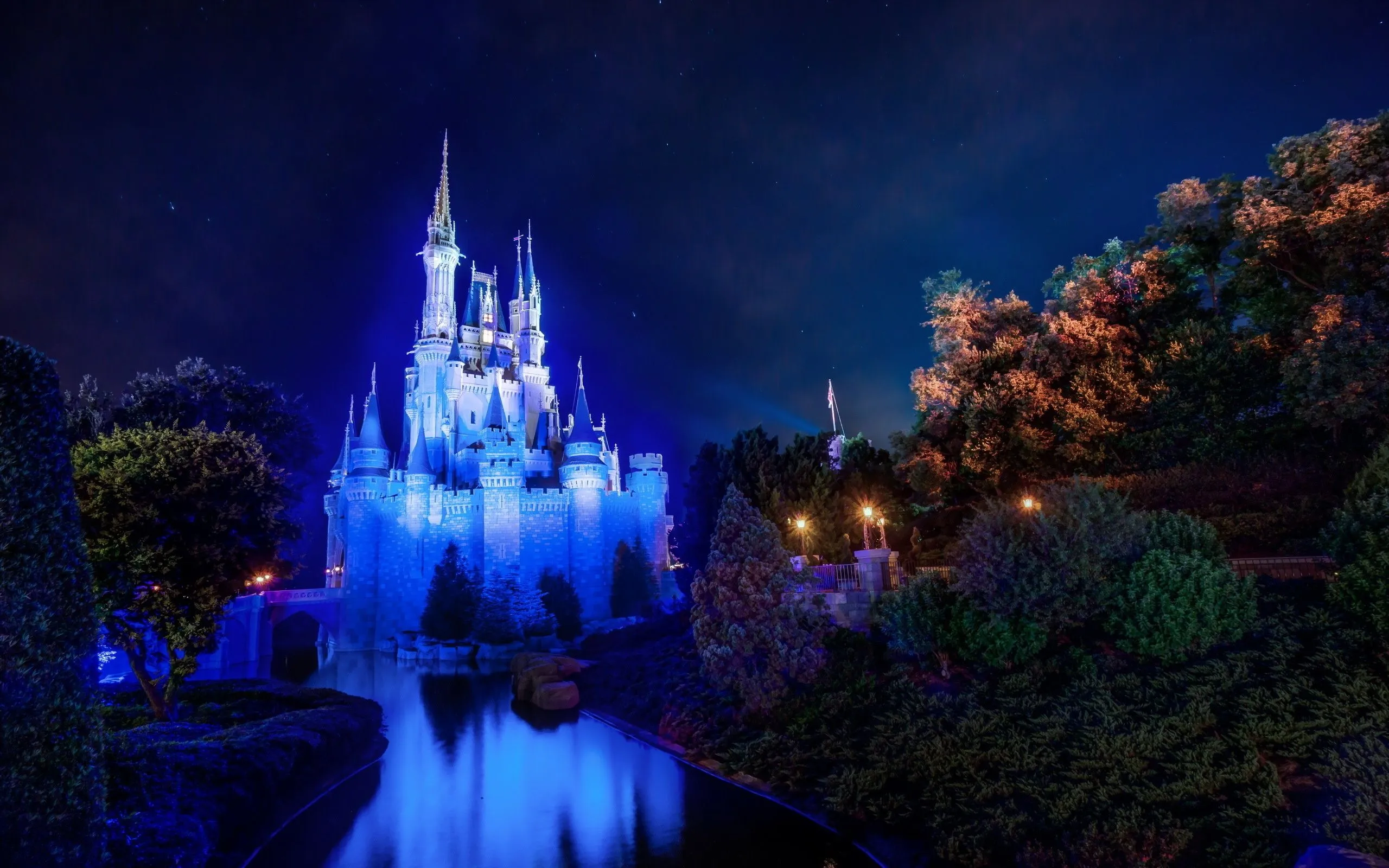 Wallpaper Cinderella castle, Walt Disney World, Magic Kingdom for mobile and desktop, section город, resolution 2560x1600