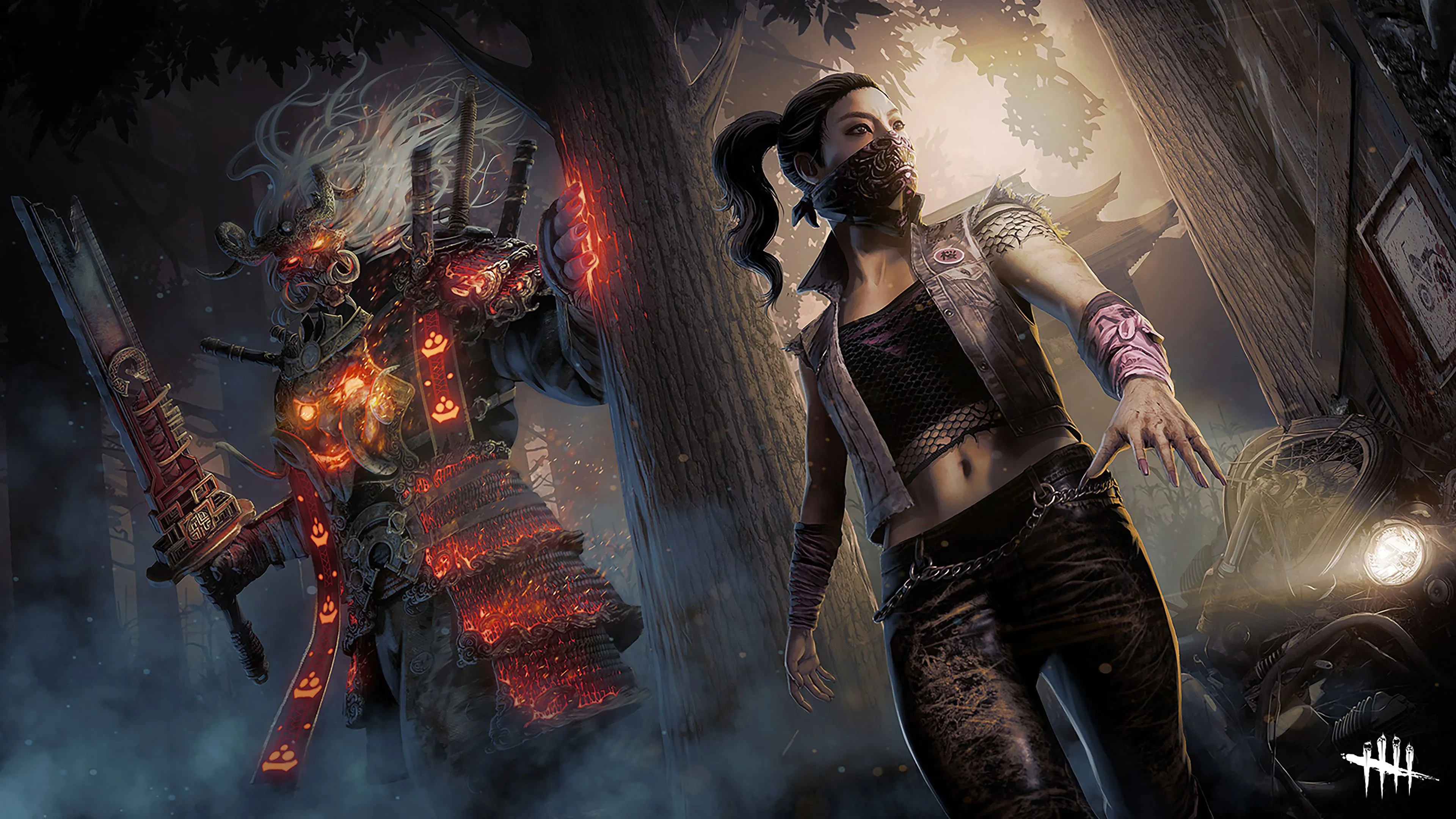The Oni, Dead By Daylight, Yui Kimura, Kazan Yamaoka, 4K HD Wallpaper