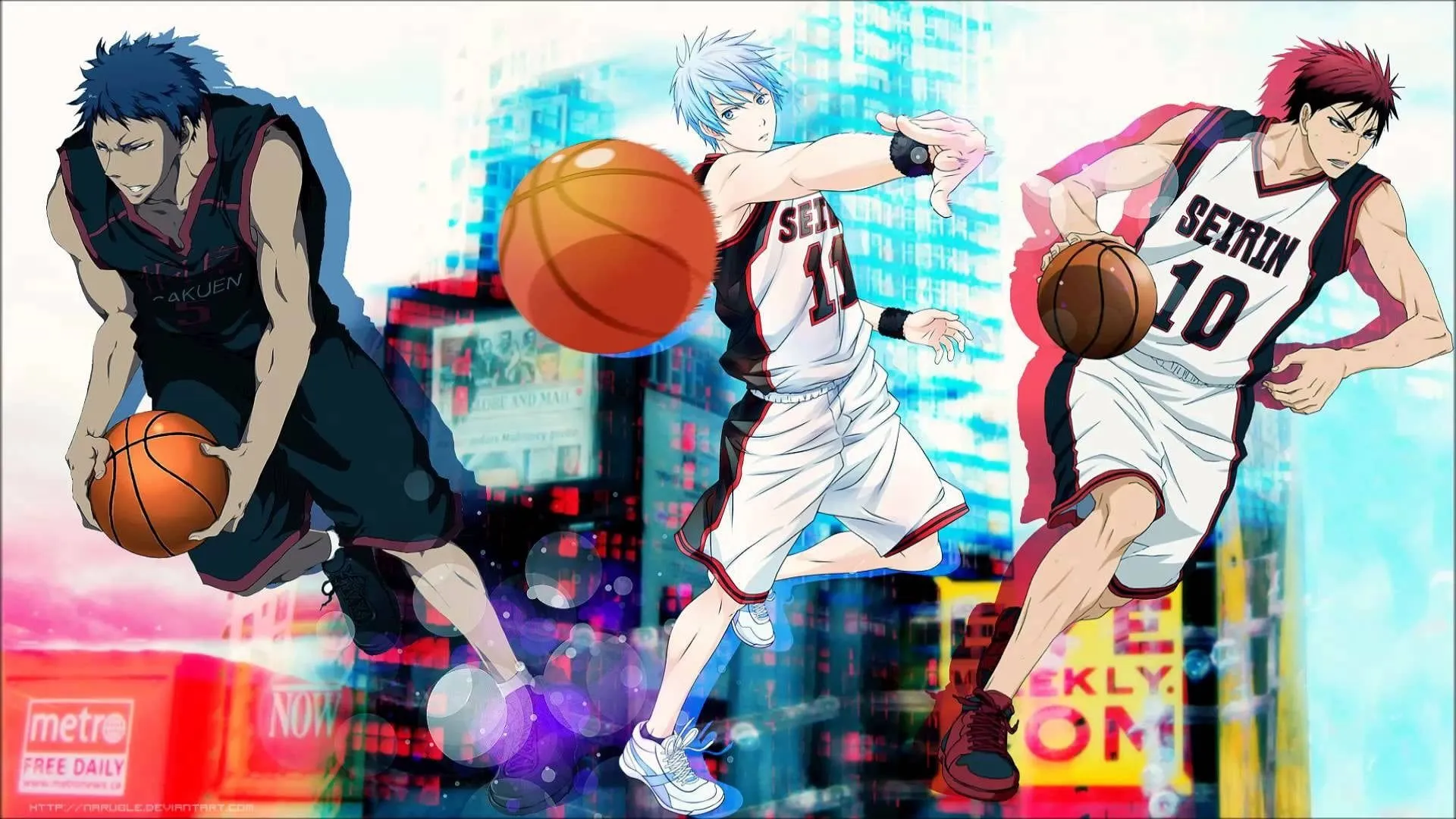 Kuroko no Basket digital wallpaper HD wallpaper