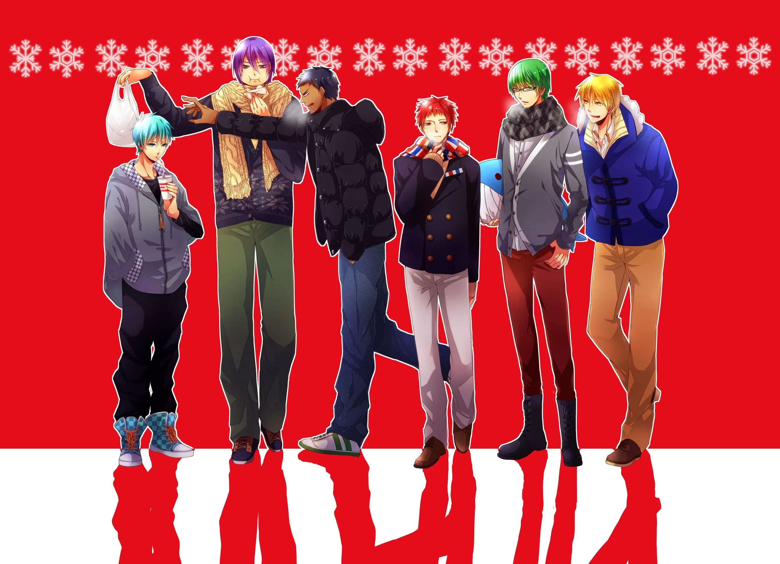 kuroko, No, Basket, Christmas Wallpaper HD / Desktop and Mobile Background