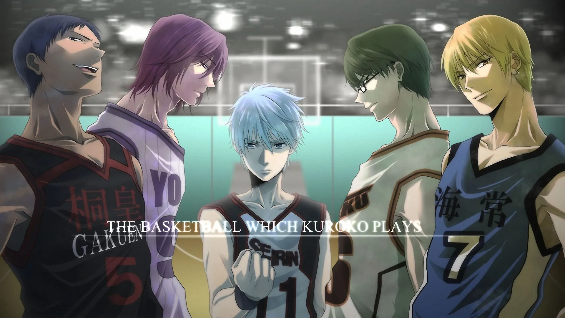 Wallpaper sport, glasses, team, earrings, Kuroko's basketball, Kise Ryouta, Kuroko Tetsuya, aomine daiki for mobile and desktop, section сёнэн, resolution 1920x1080