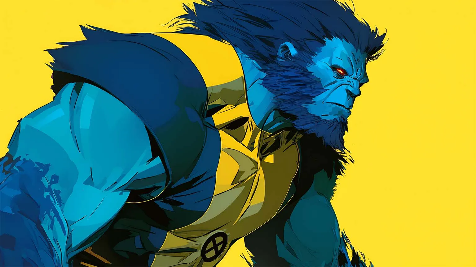 X Men Beast Comics Style Desktop Wallpaper 4K & HD