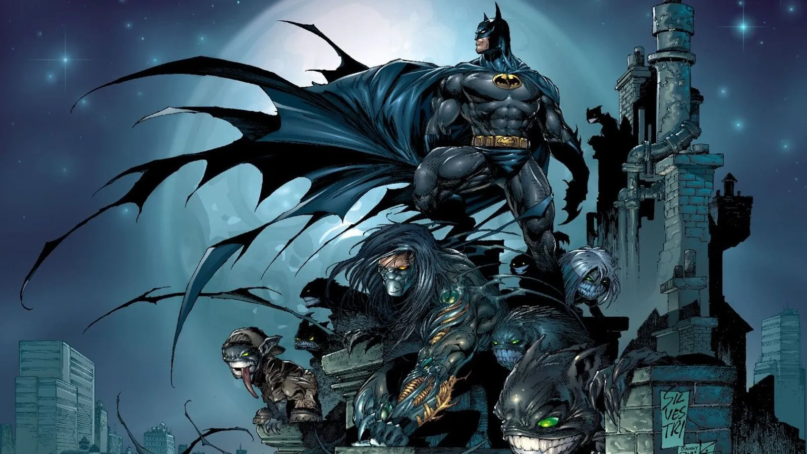 Batman Comic Character HD Desktop Wallpaper 110186