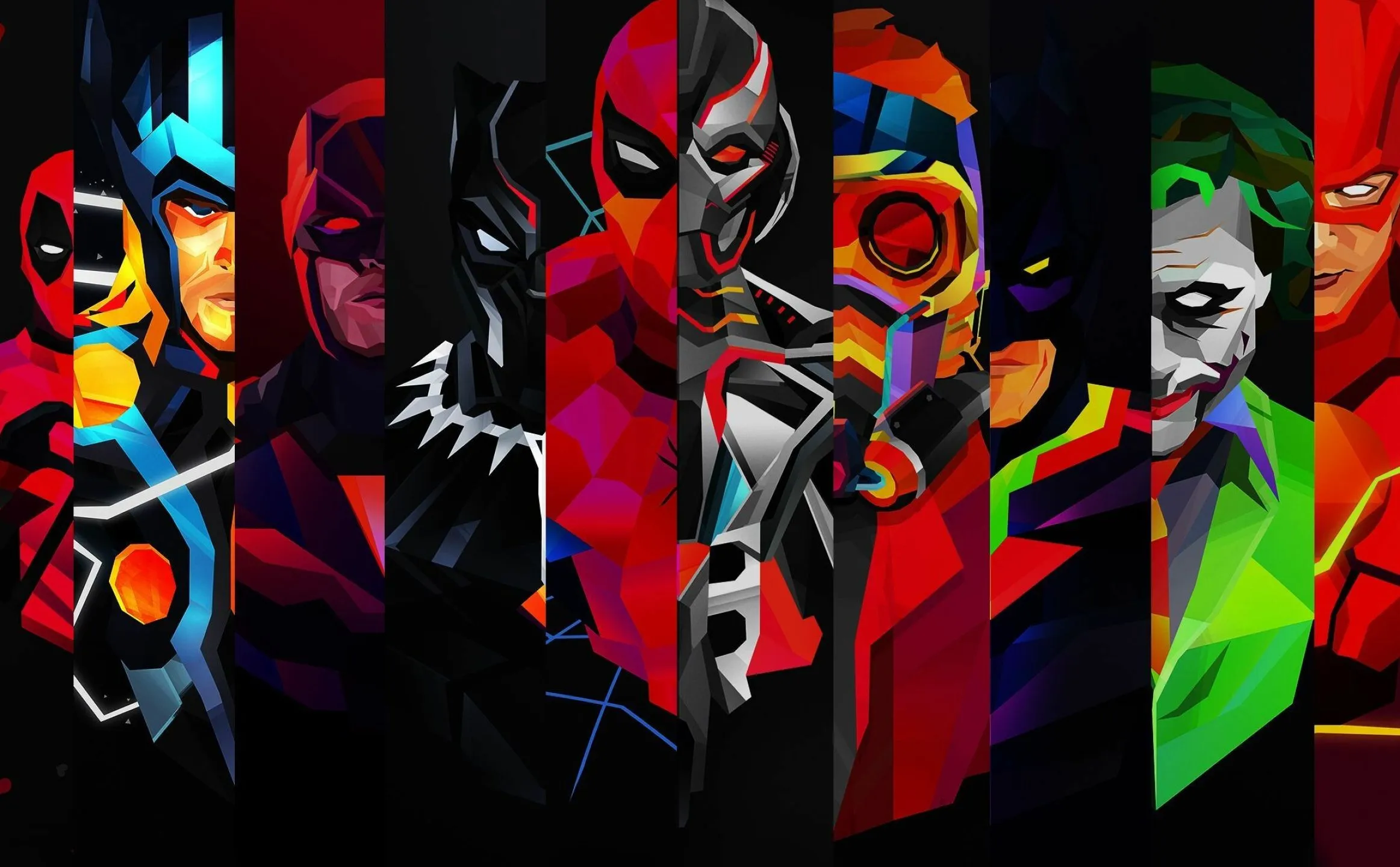 DC vs. Marvel Wallpaper