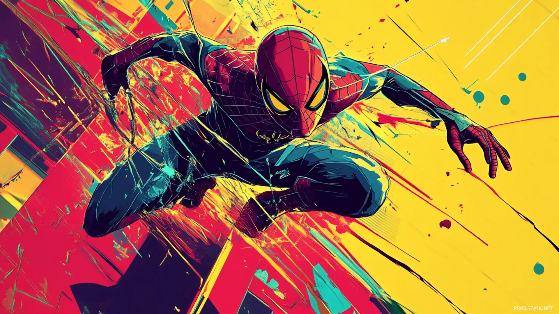 Spiderman Cartoon Wallpaper