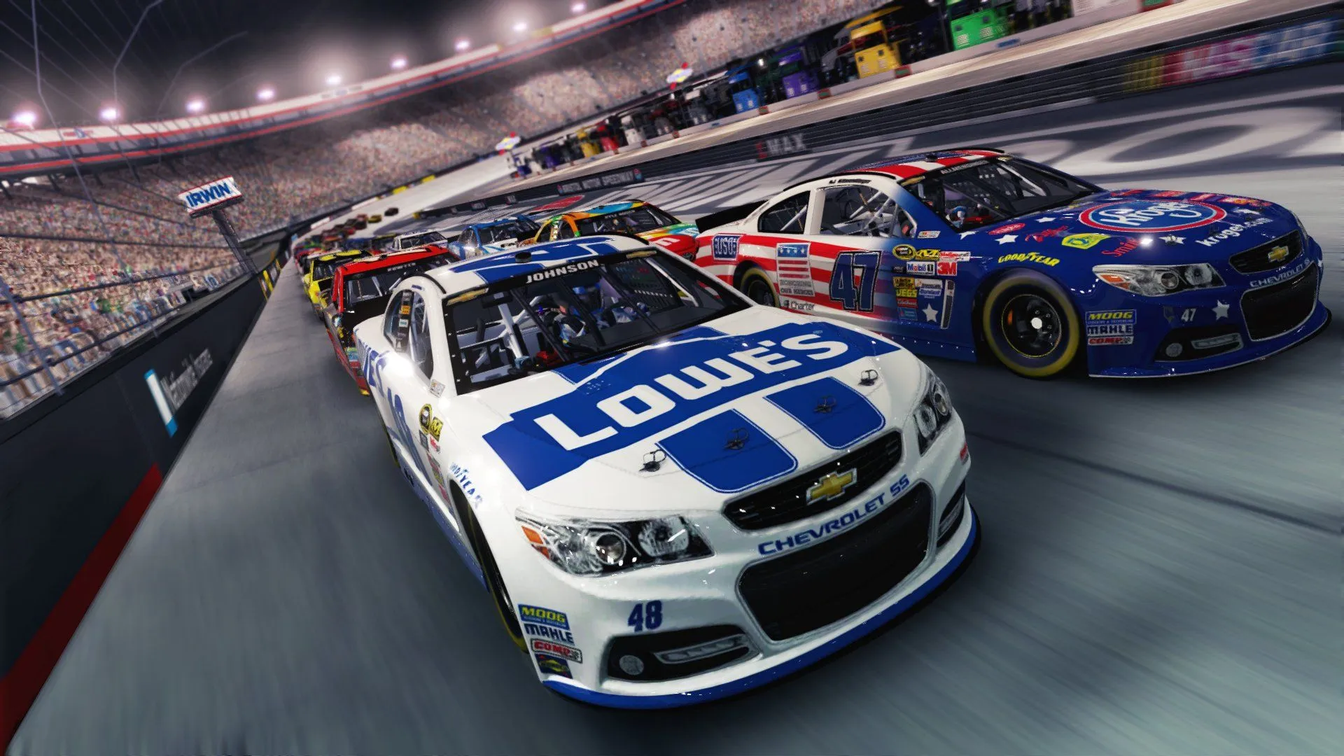 NASCAR HD Racing Wallpaper: Ultimate Video Game Speed and Thrillx1080
