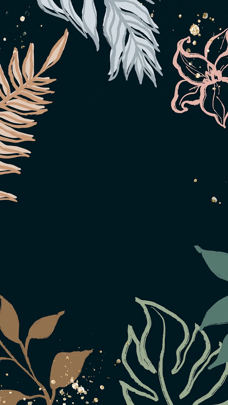 Aesthetic black phone wallpaper, simple