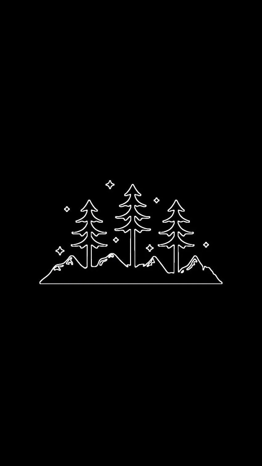 Black Background Minimalism Simple • For You For & Mobile, christmas dark minimalist HD phone wallpaper
