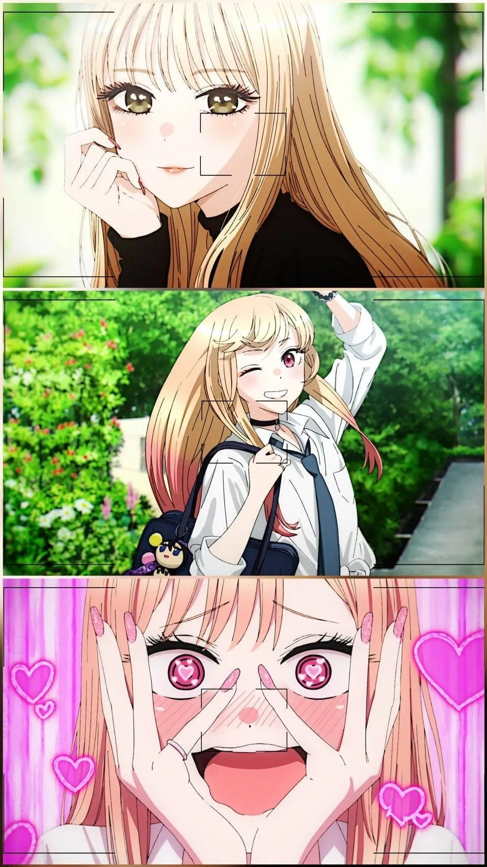 Download My Dress Up Darling Marin Collage Wallpaper